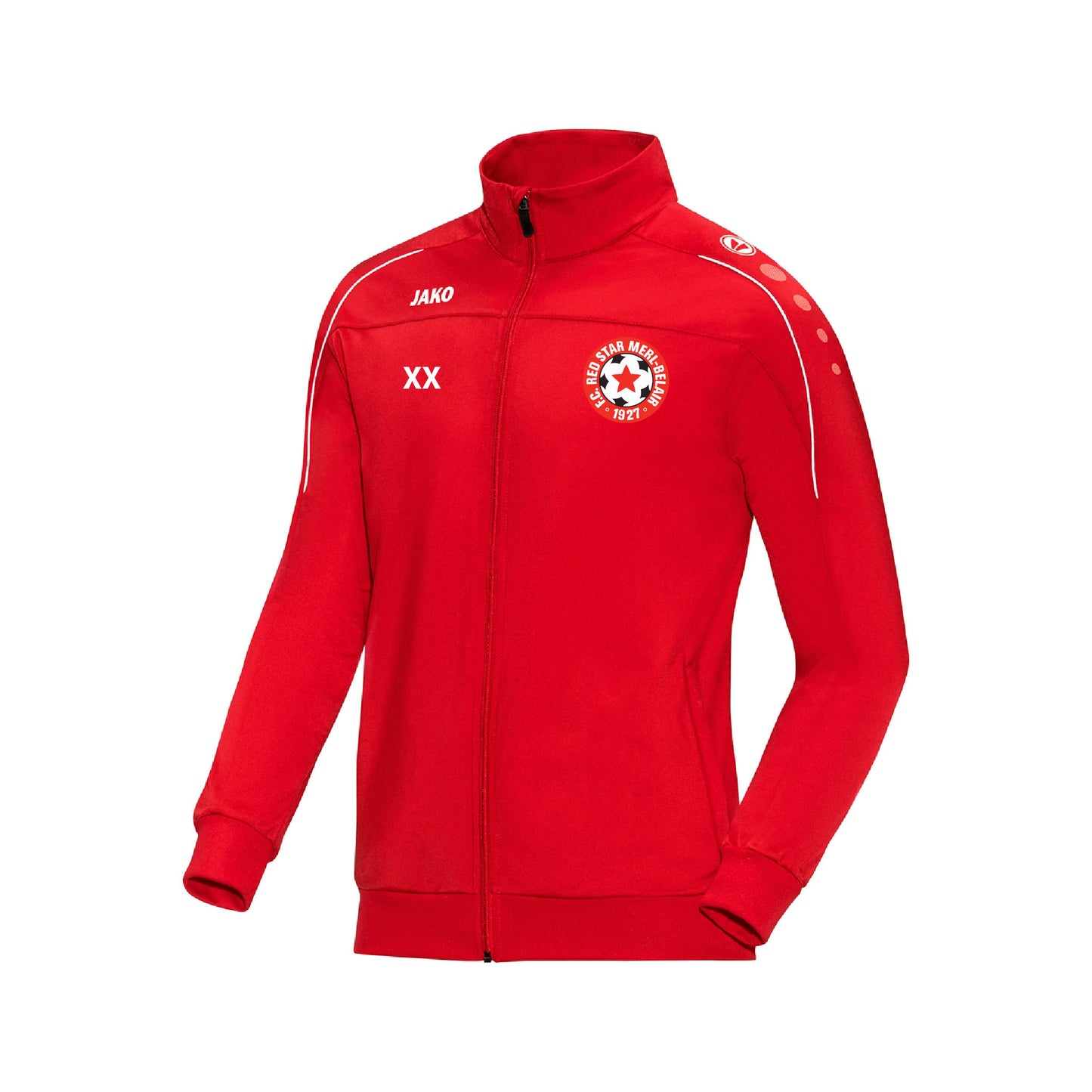 JAKO Veste polyester Classico Adultes - Red Star Merl (9350)