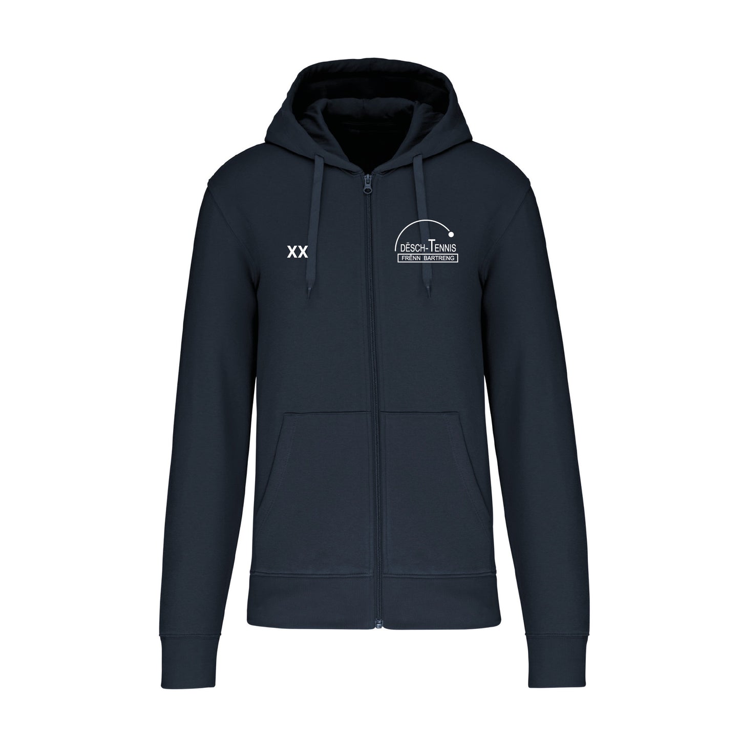 Zipp Sweat-Shirt à capuche BIO VEGAN - DTFB (K4030)