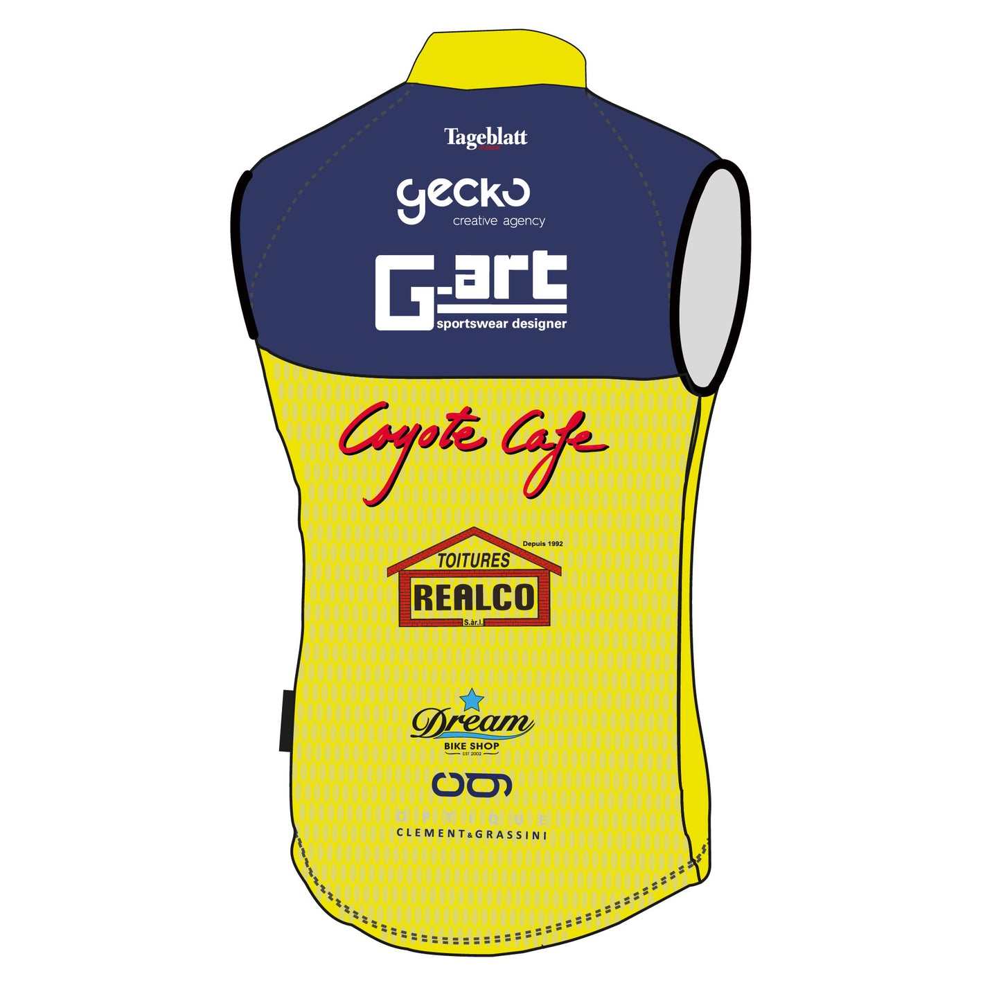 PROMO : Gilet Antivent - sans poches (mesh) au dos -Enfants-