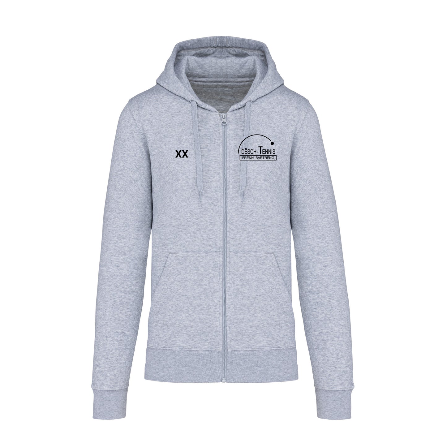 Zipp Sweat-Shirt à capuche BIO VEGAN - DTFB (K4030)