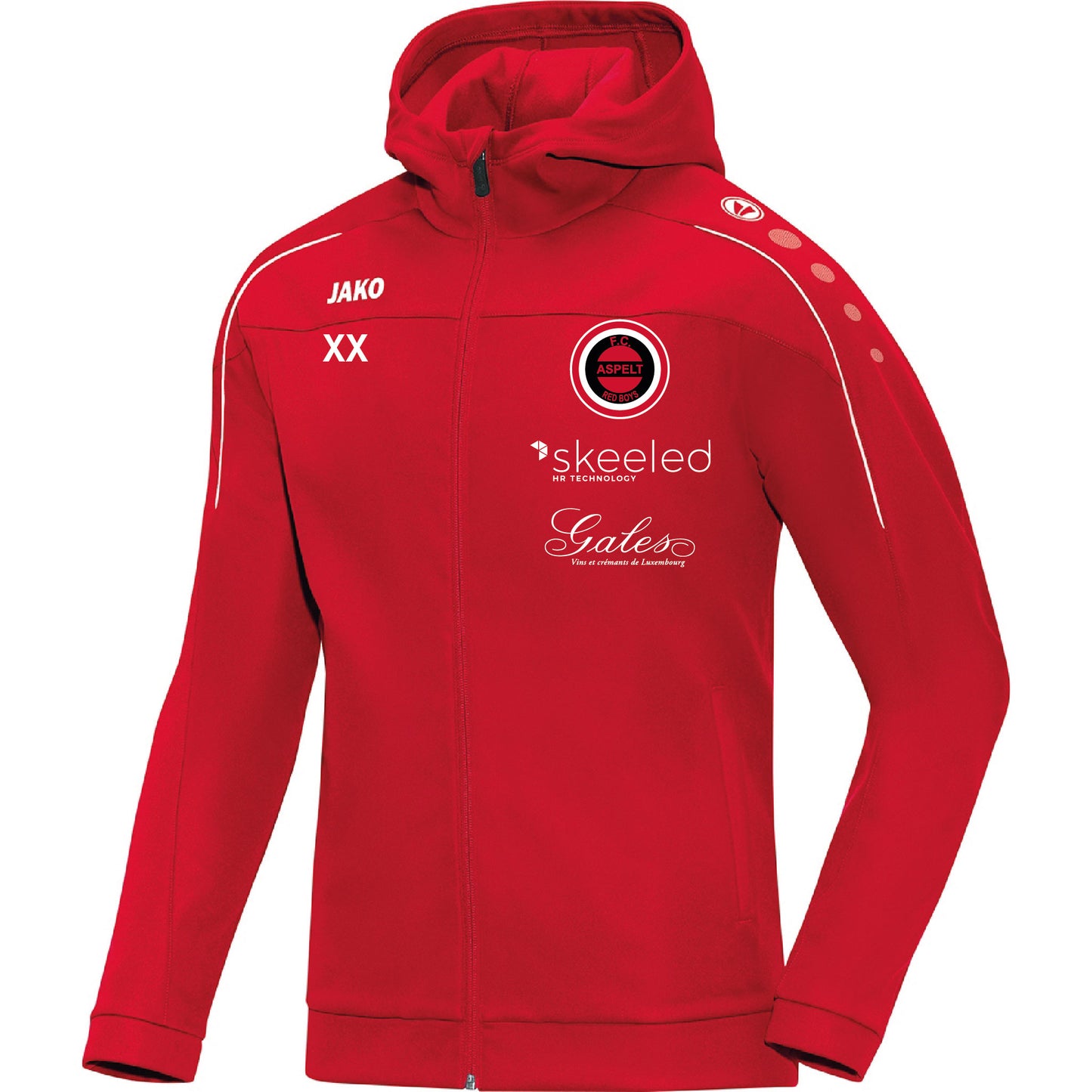 JAKO Veste à capuche Classico - Enfants - FC Aspelt (6850)