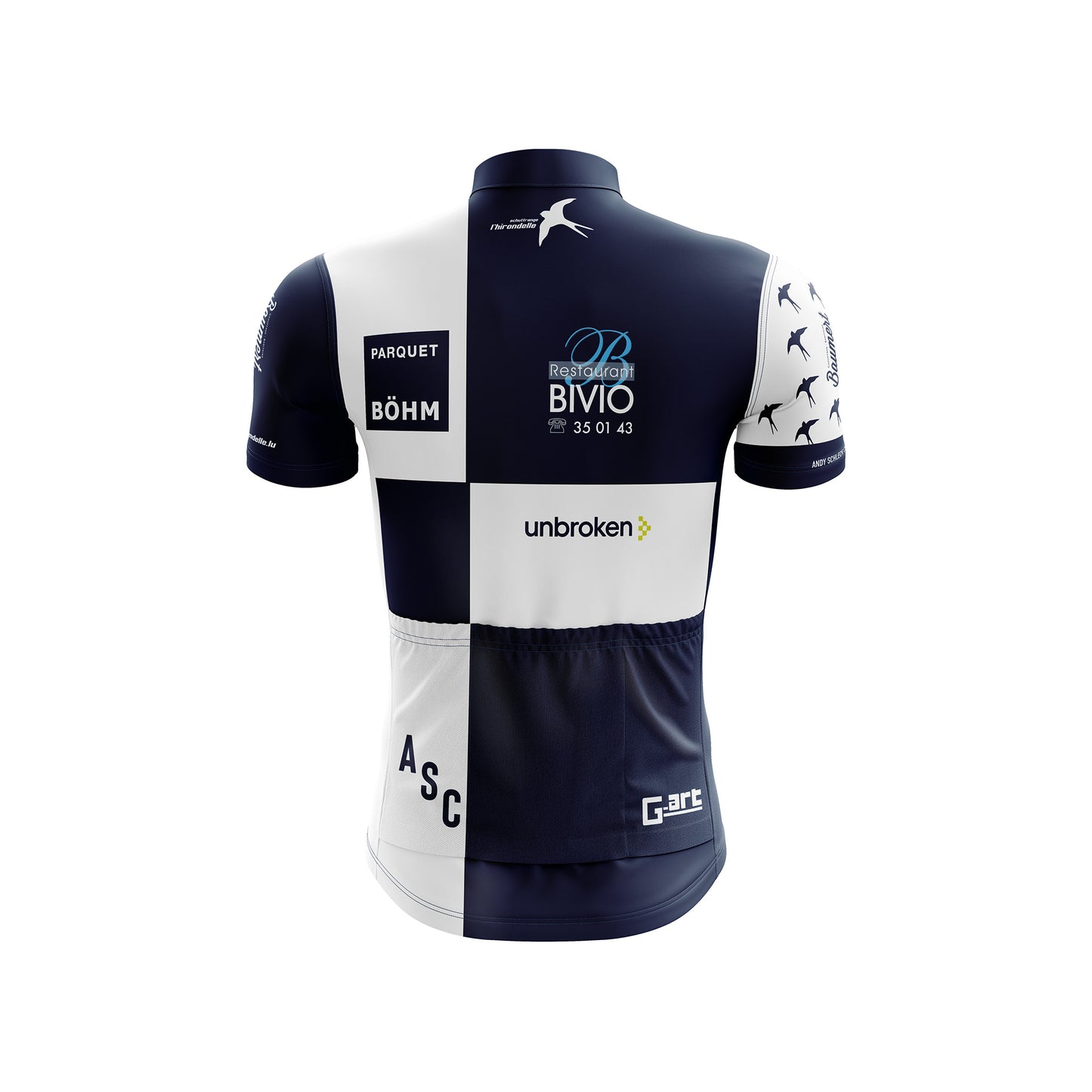 RACE Jersey - Adultes - l'hirondelle (GAWSH001)