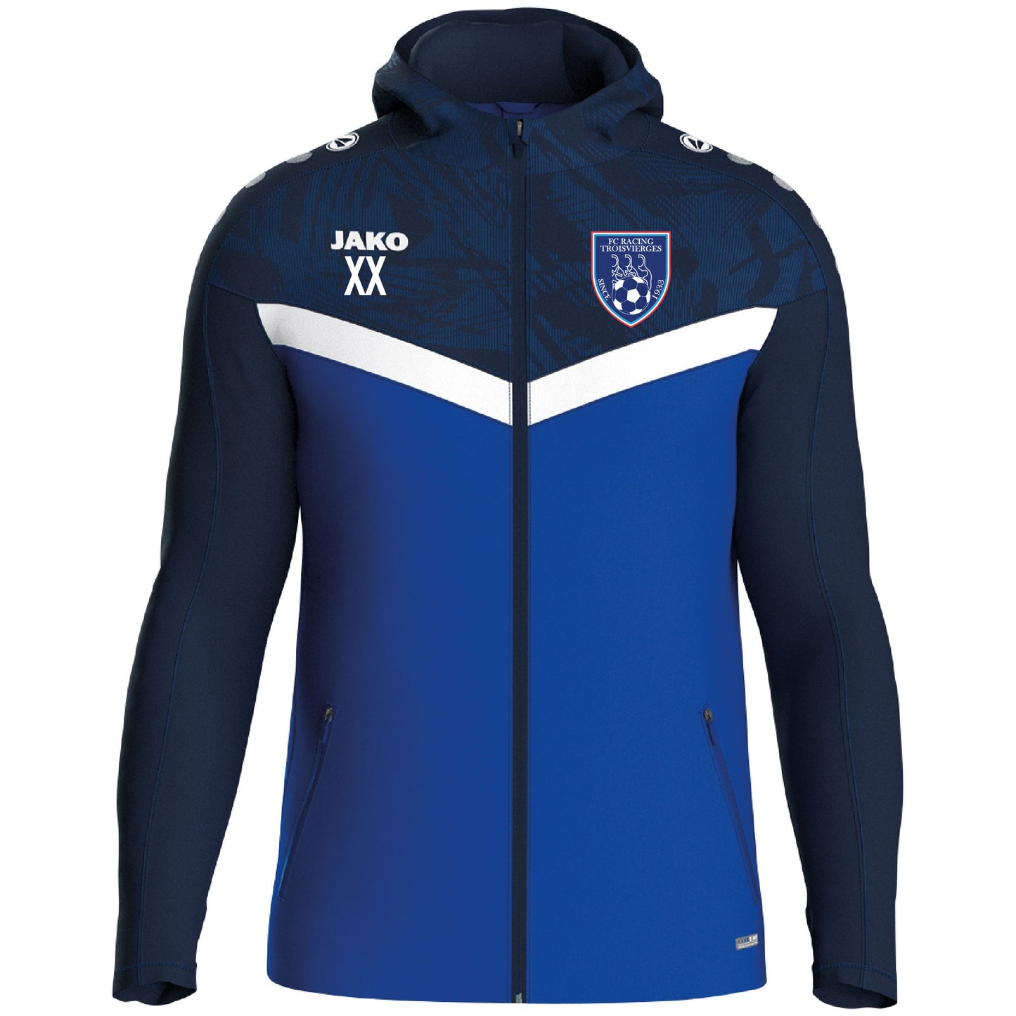 JAKO Veste à capuche ICONIC - Enfants - FC Racing Troisvierges (6824-403)