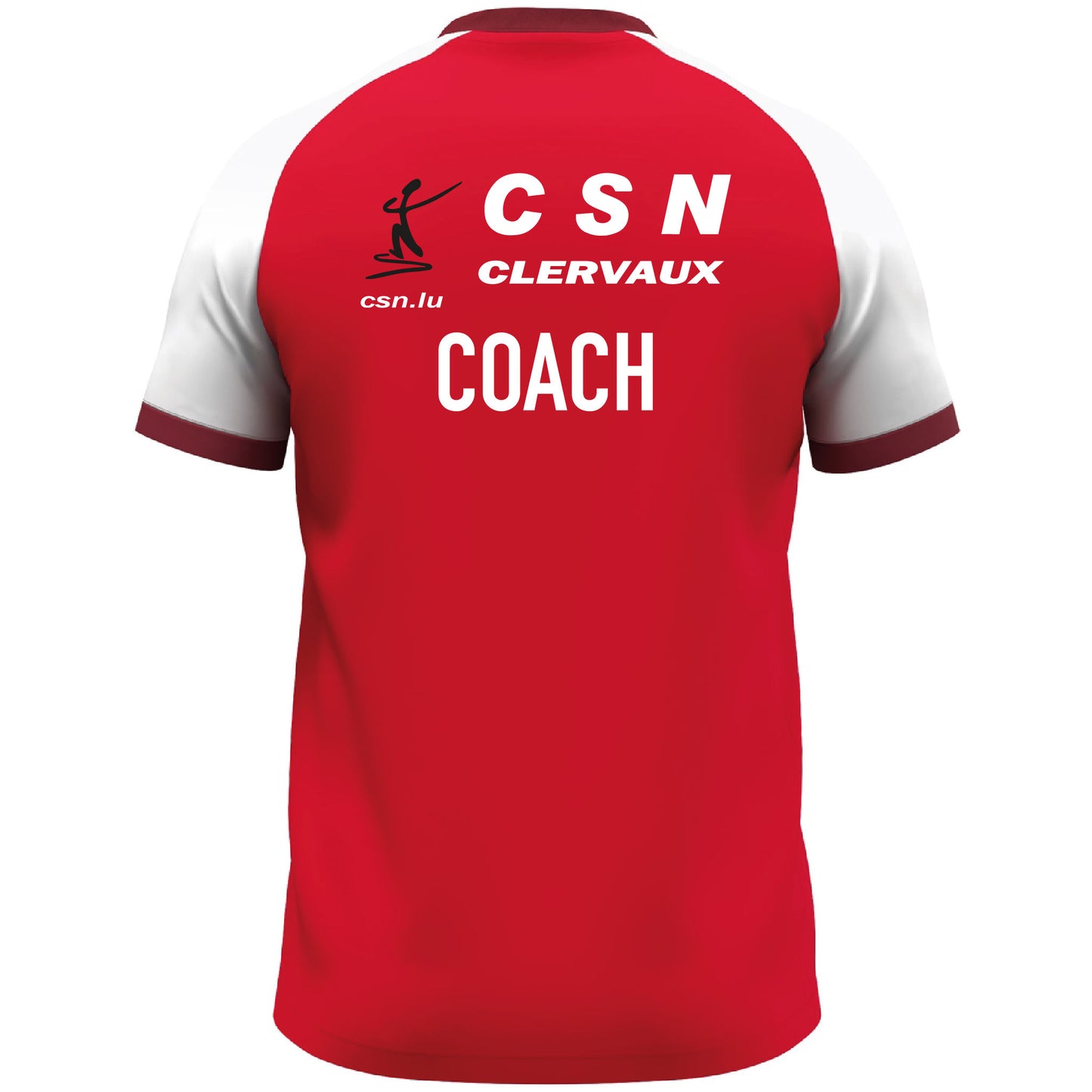 JAKO T-Shirt Dynamic -CSN Loisir- (6170 rouge-blanc)