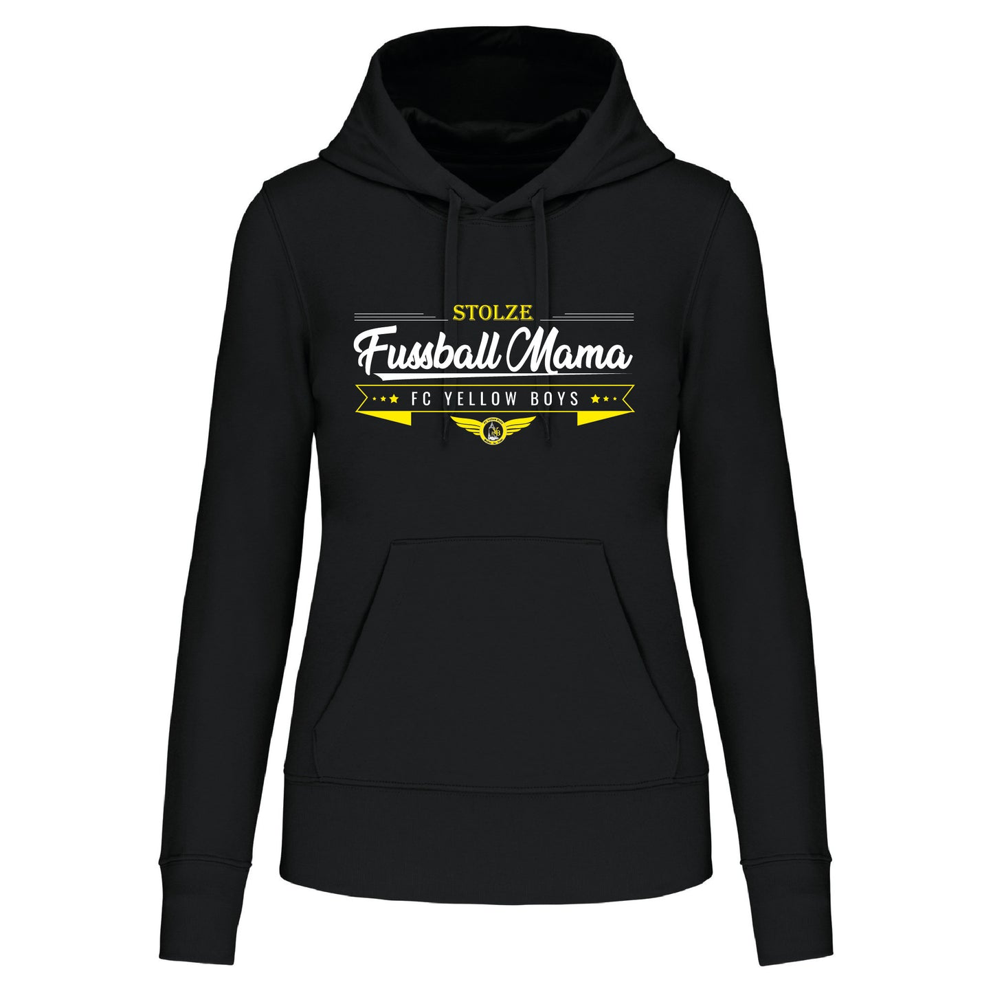 Sweat-Shirt à capuche_Mama BIO VEGAN - Femmes FCYB (K4028)