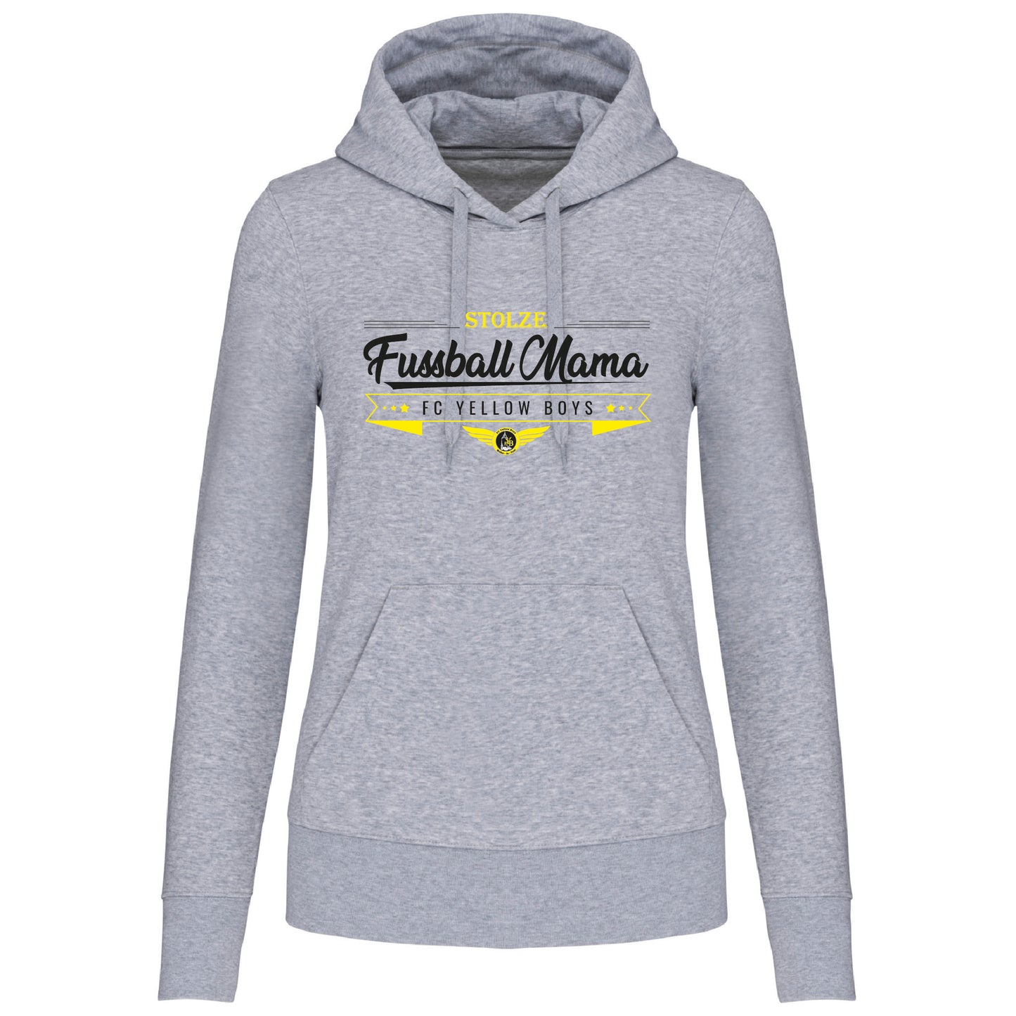 Sweat-Shirt à capuche_Mama BIO VEGAN - Femmes FCYB (K4028)