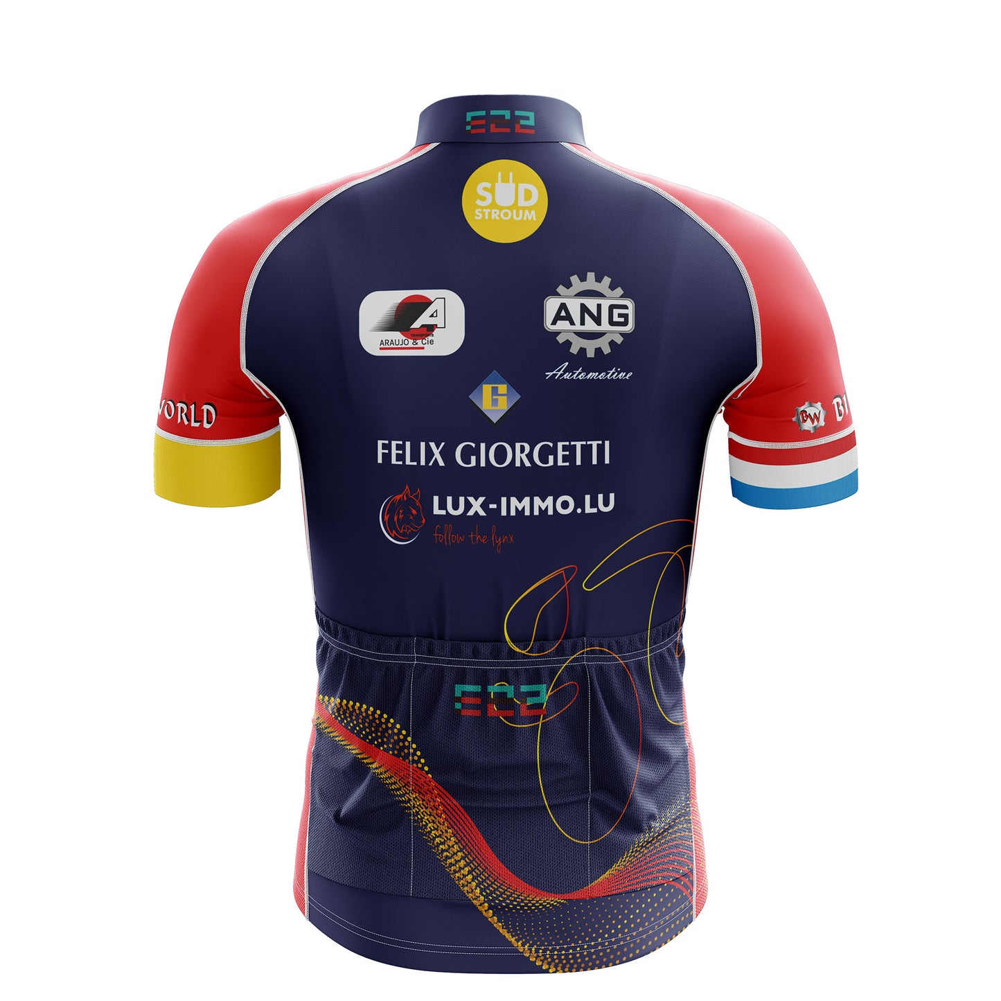 Maillot manches Courtes - TEAM - Velo Union ESCH (2165)