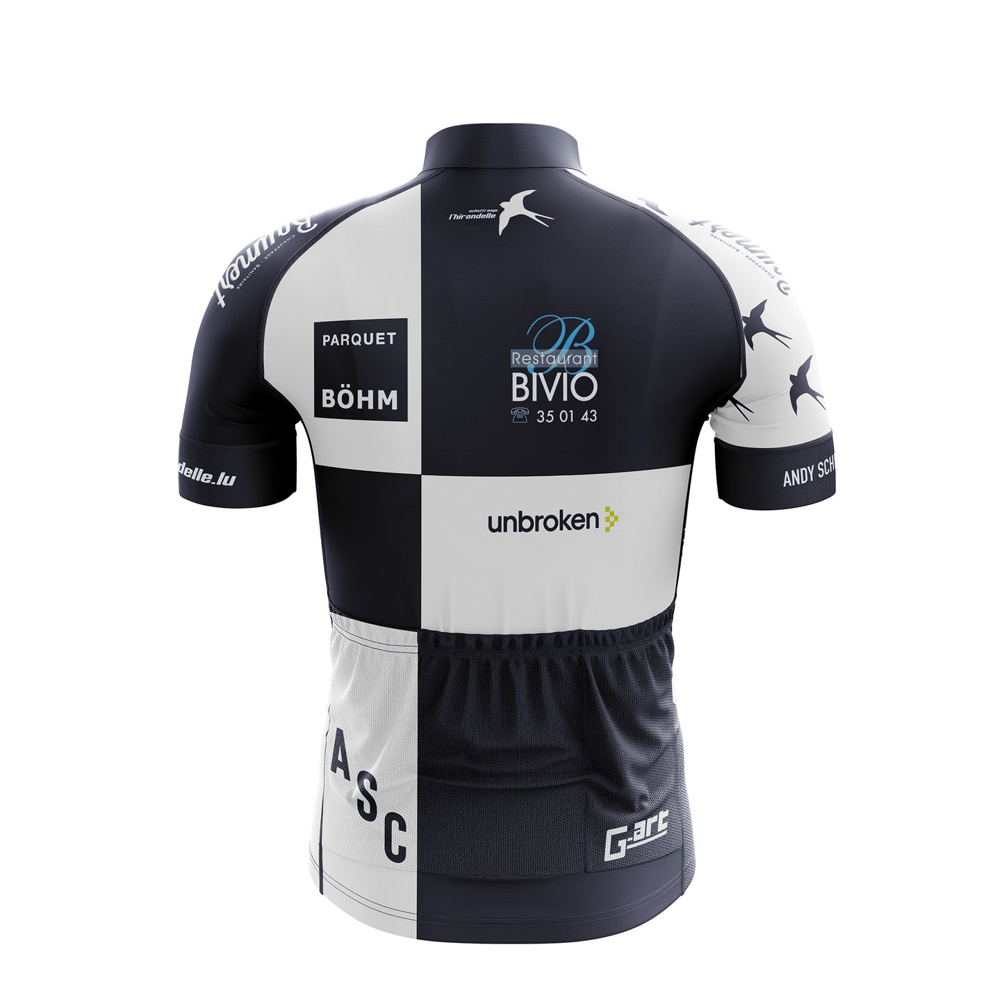 Maillot SEMI PRO -Adultes - l'hirondelle (1710)