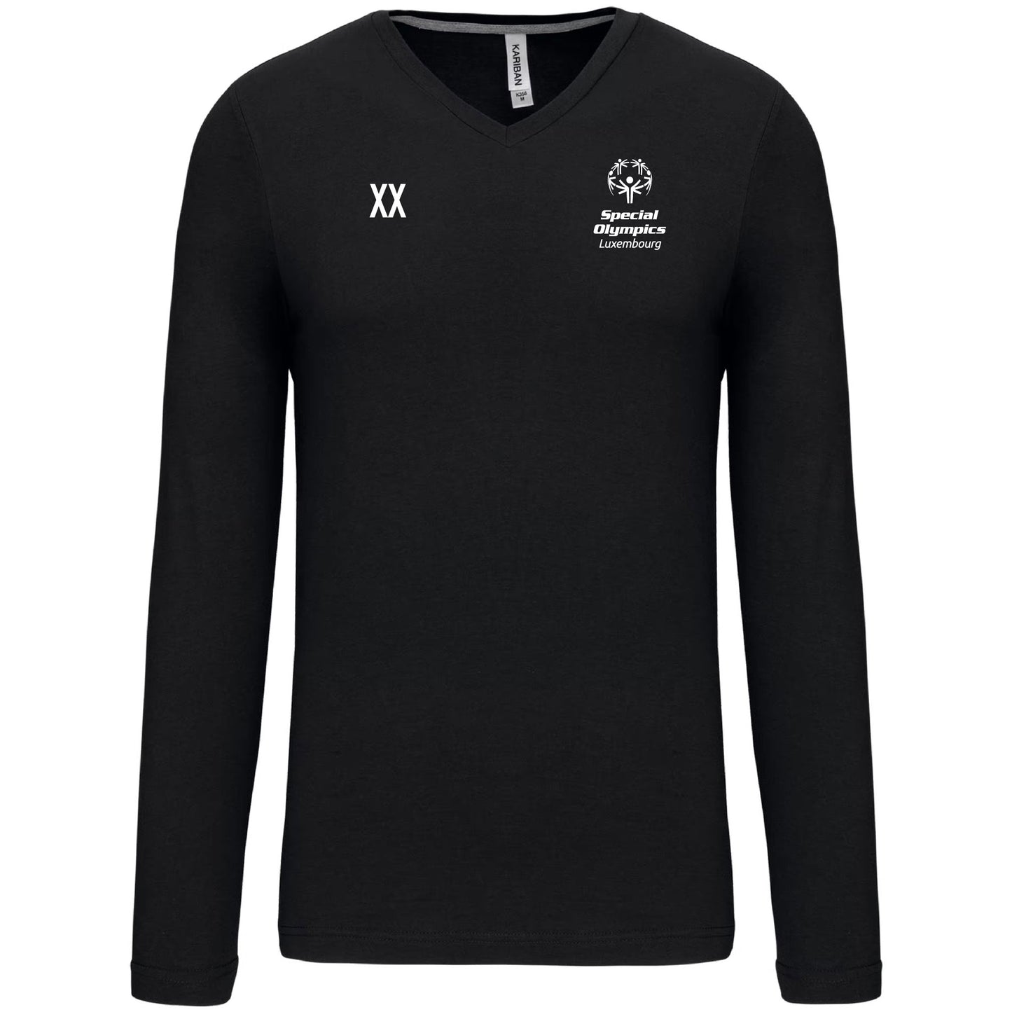 T-Shirt manches longues Col V - Unisexe - Special Olympics (K358)
