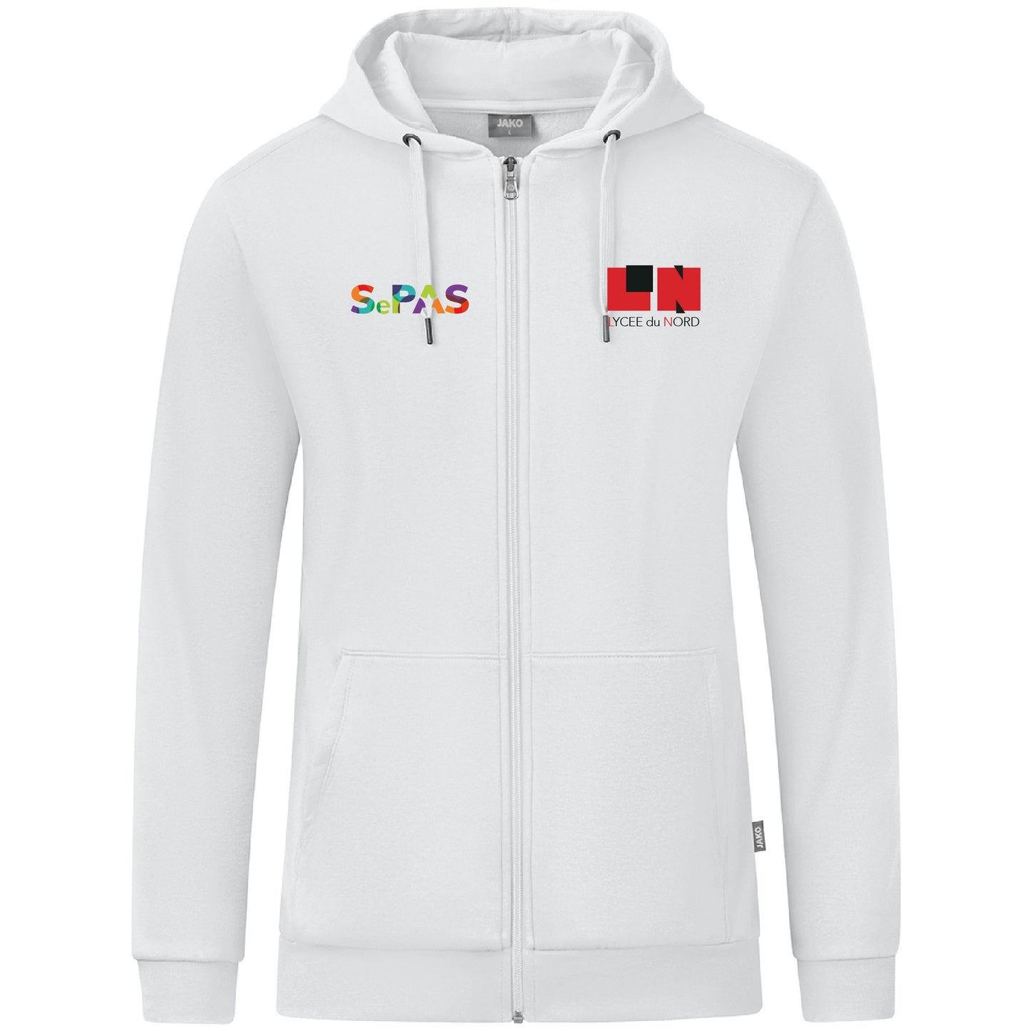 JAKO Veste à capuche Organic - Hommes - Logo LN (Broderie-C6820