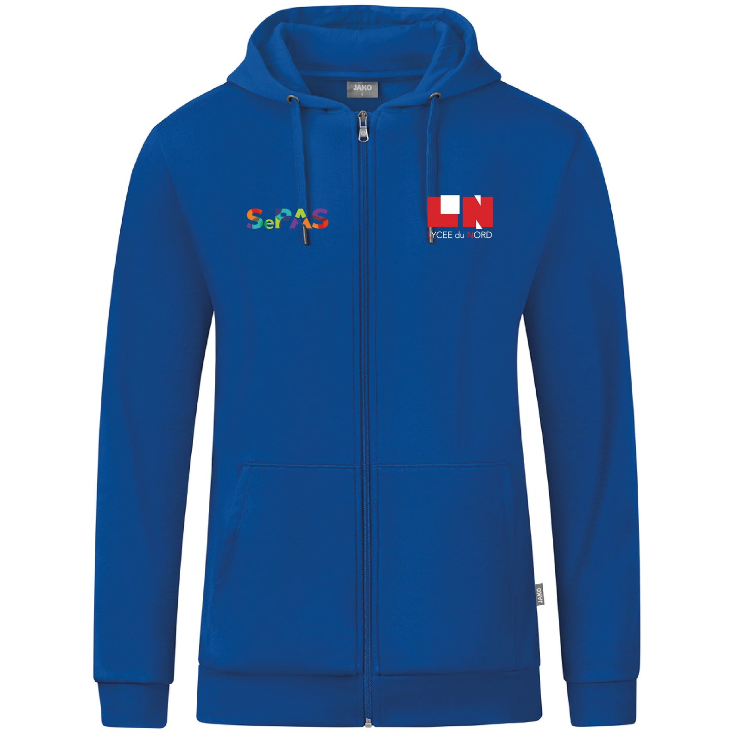 JAKO Veste à capuche Organic - Hommes - Logo LN (Broderie-C6820