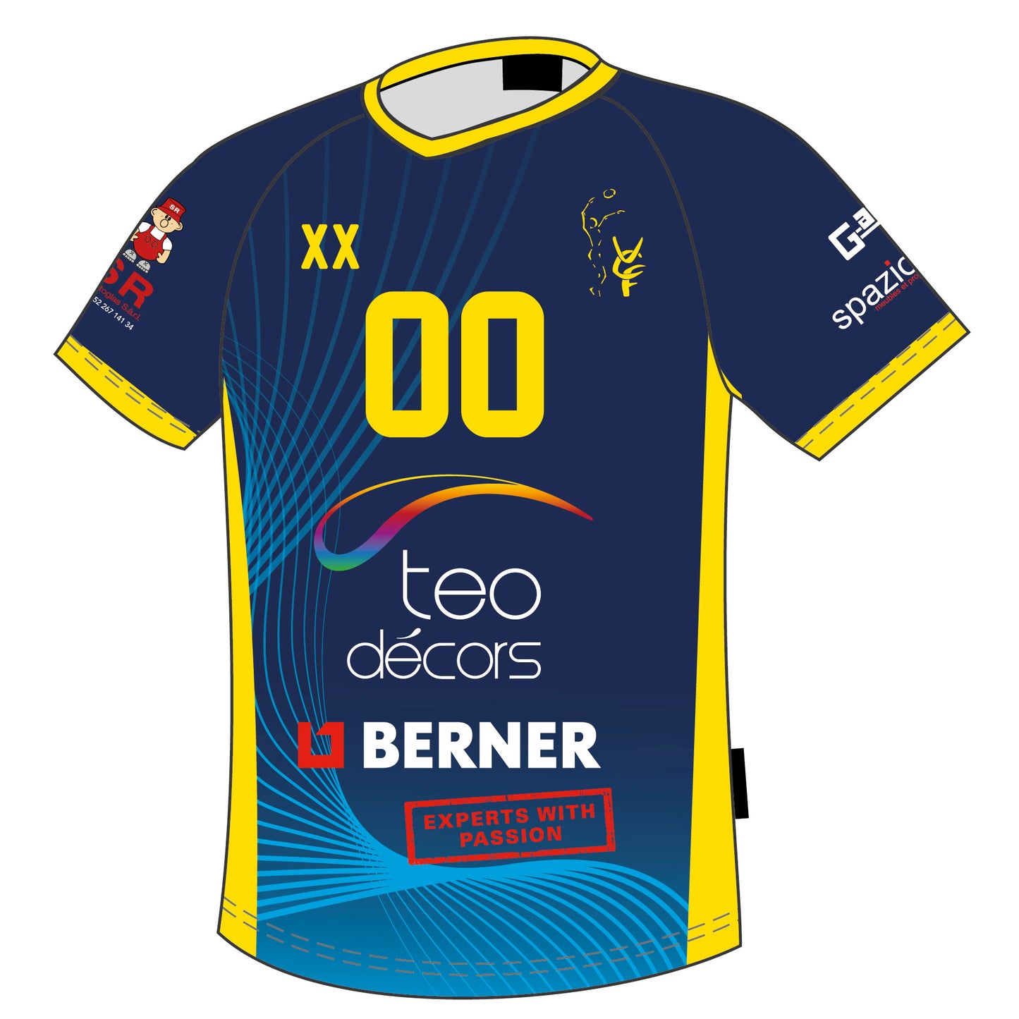 Maillot Match Jeunes - Tailles adultes - VC Fentange (2518-sublimation)