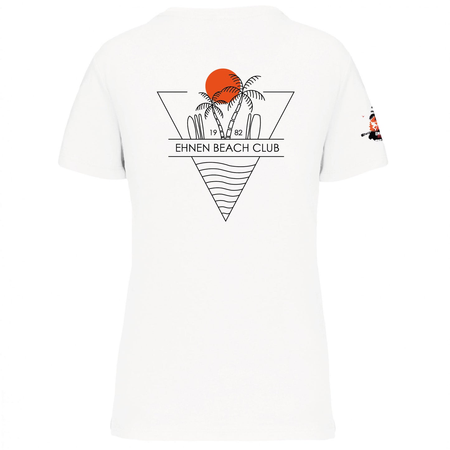 T-Shirt "Col V" Bio Version_3 - Femmes - Ehnen Beach (K3029IC)
