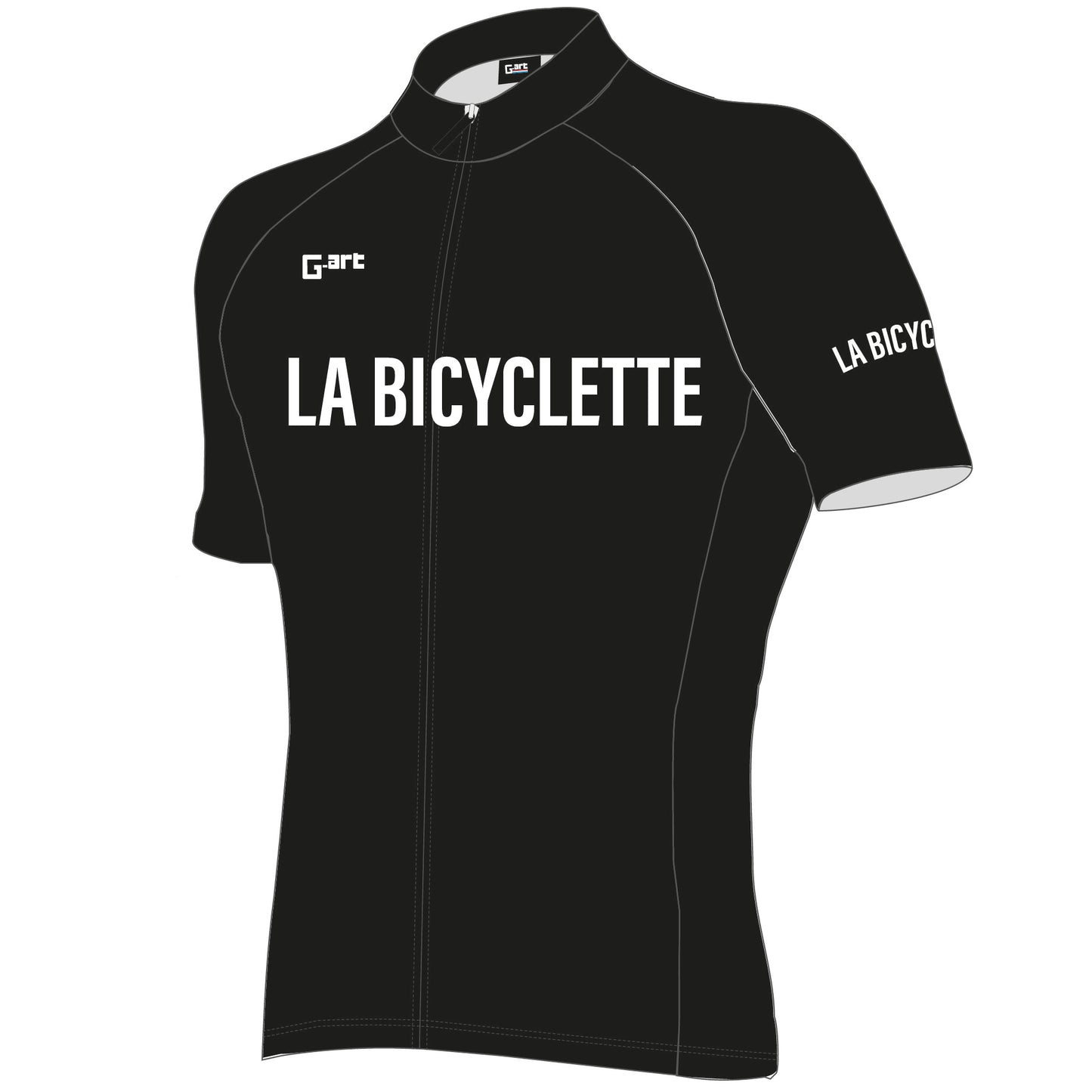 Maillot manches courtes Team - Adultes - La Bicyclette - v1.2 (2165-Sublimation)