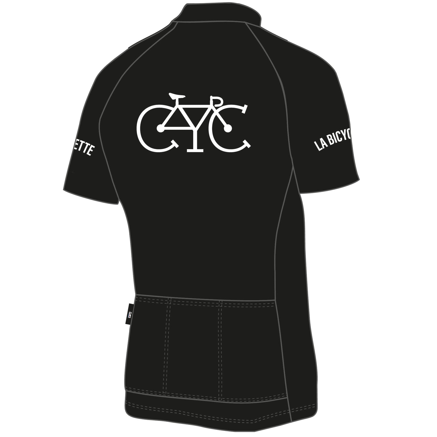 Maillot manches courtes Team - Adultes - La Bicyclette - v1.2 (2165-Sublimation)