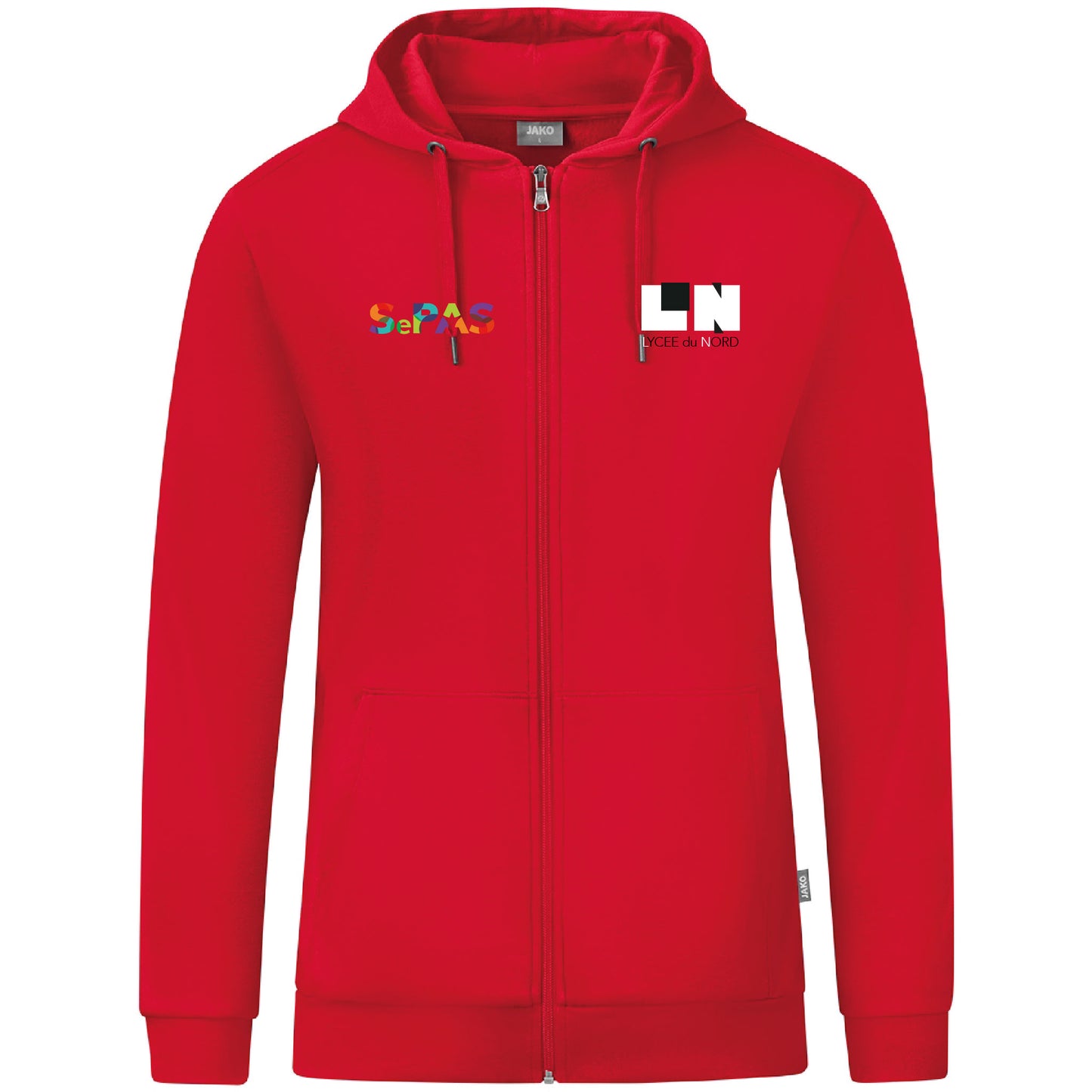 JAKO Veste à capuche Organic - Hommes - Logo LN (Broderie-C6820