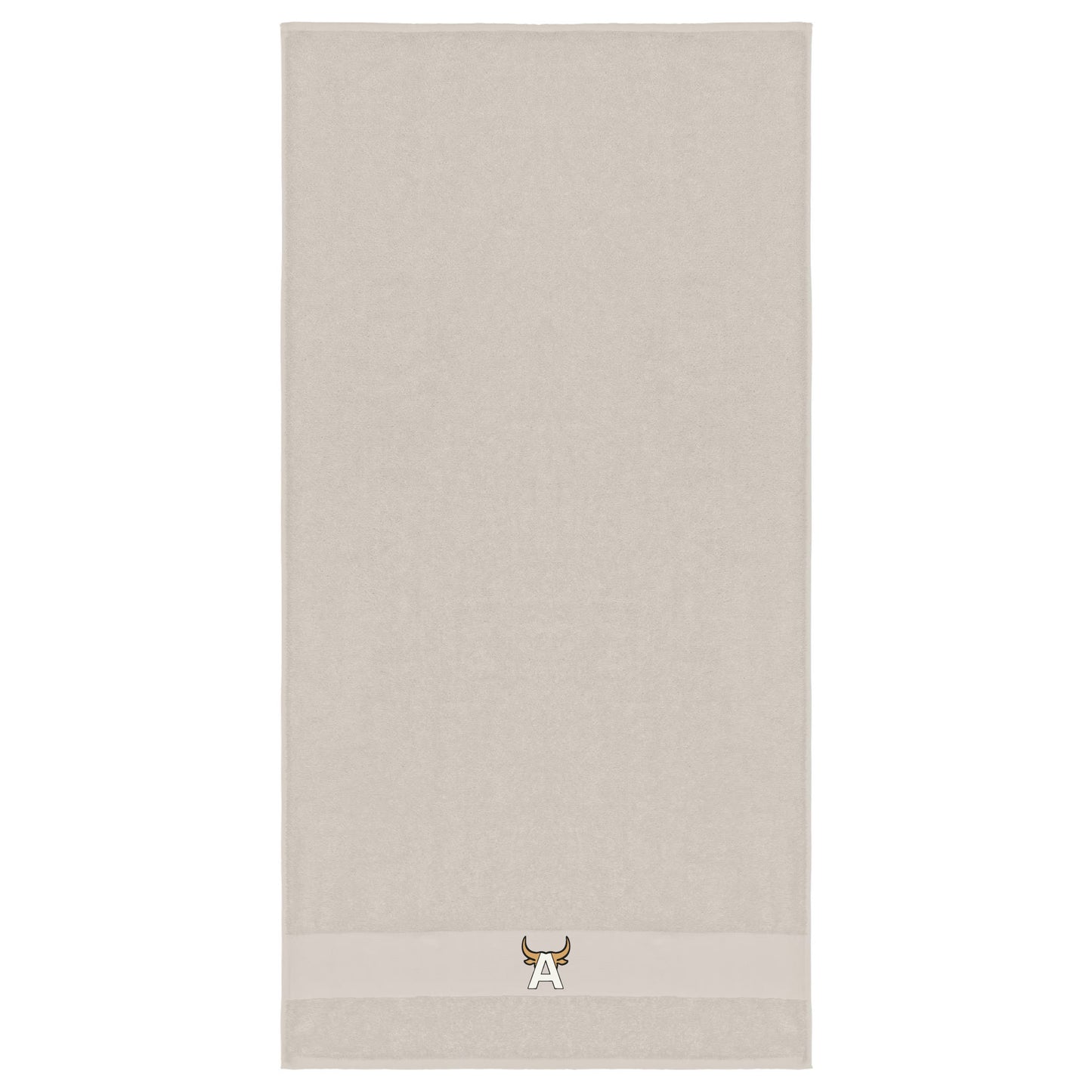 Serviette de toilette 50 x 100 cm - Aston Le Taureau (K112-Broderie)
