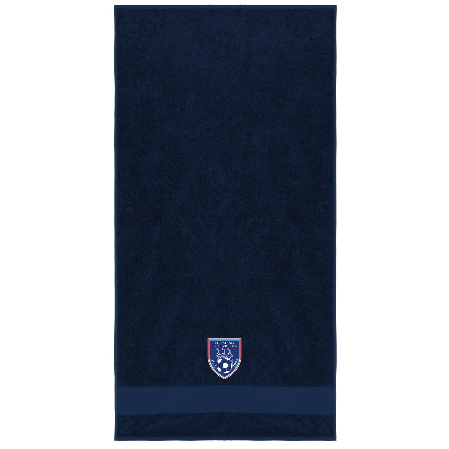 Serviette de bains - FC Racing Troisvierges (Broderie-K113-navy)