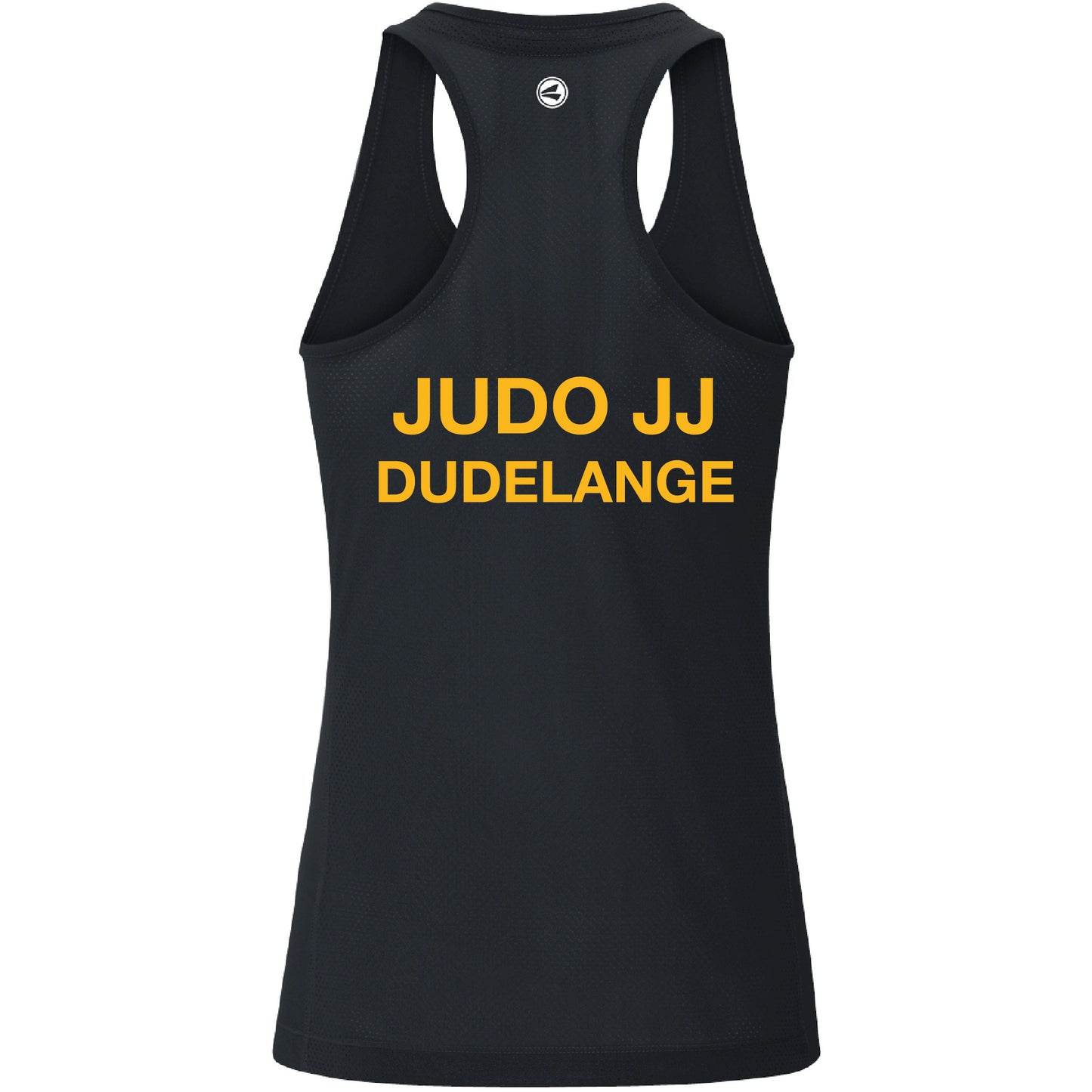 JAKO Tanktop Run -Femmes- Judo&Ju-Jitsu Dudelange (6075-noir)