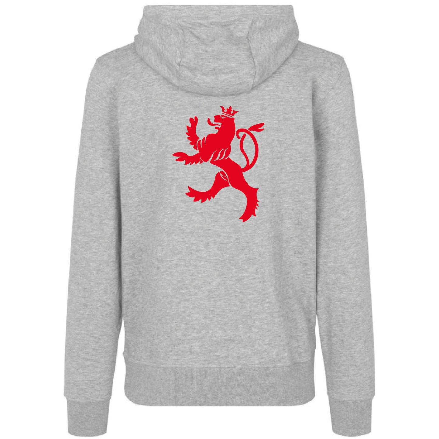 Hoodie zippé (Jacket gris chiné) - Hommes - RT (Brod-ID0638)