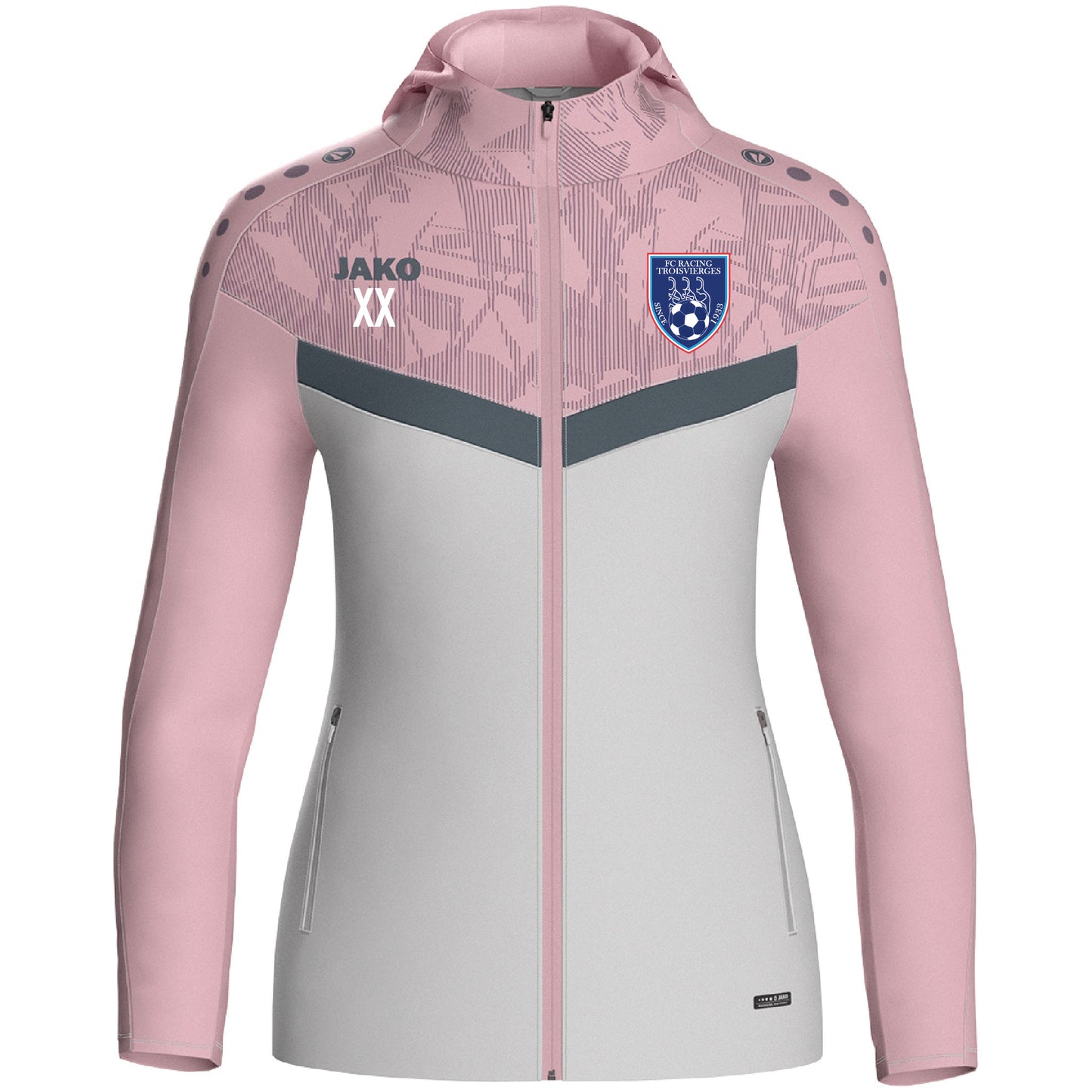 Jako Veste à capuche Iconic - Dames - FC Racing Troisvierges (6824-851)