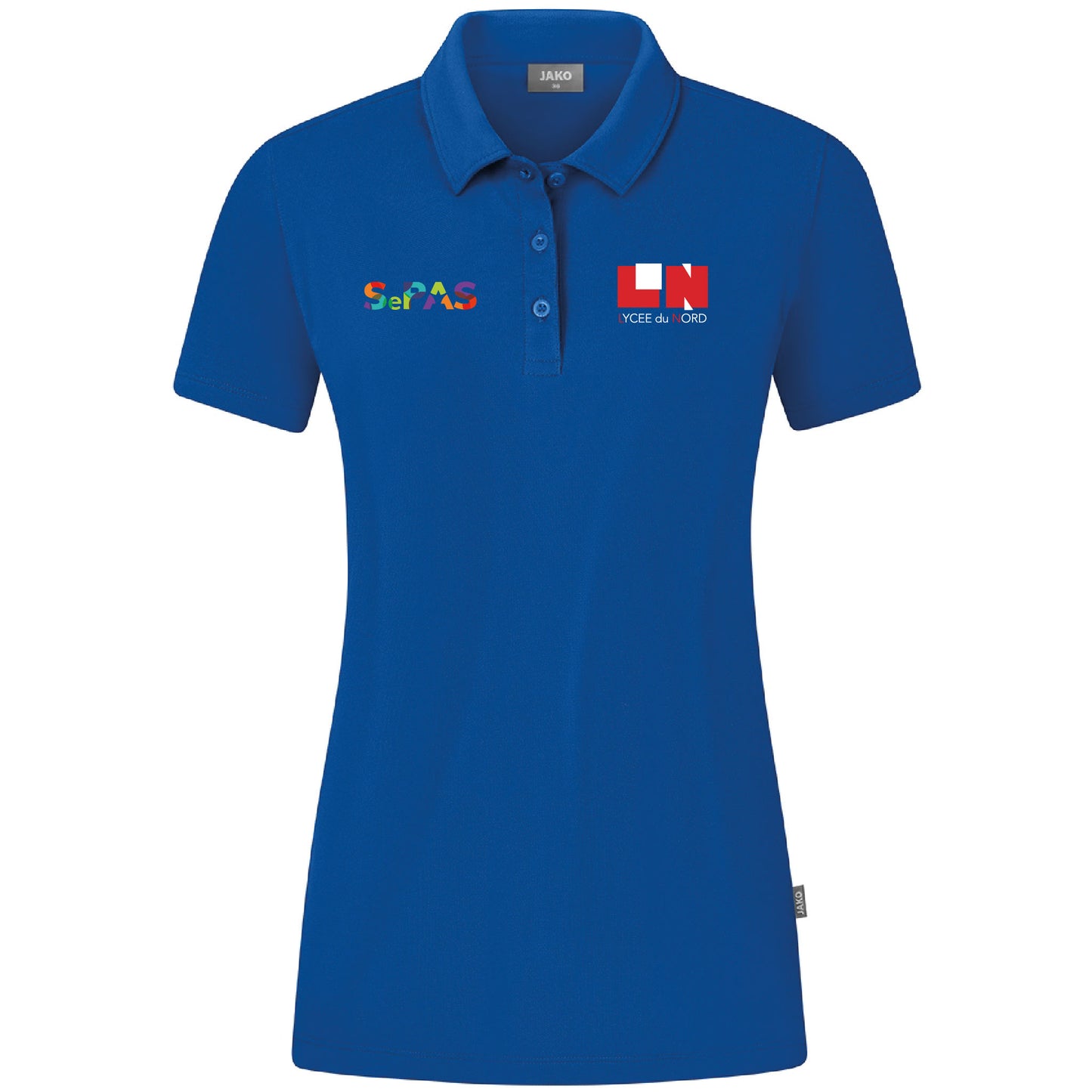JAKO Polo Organic Coton Stretch - Femmes - Logo LN & SePAS (Broderie-C6321)