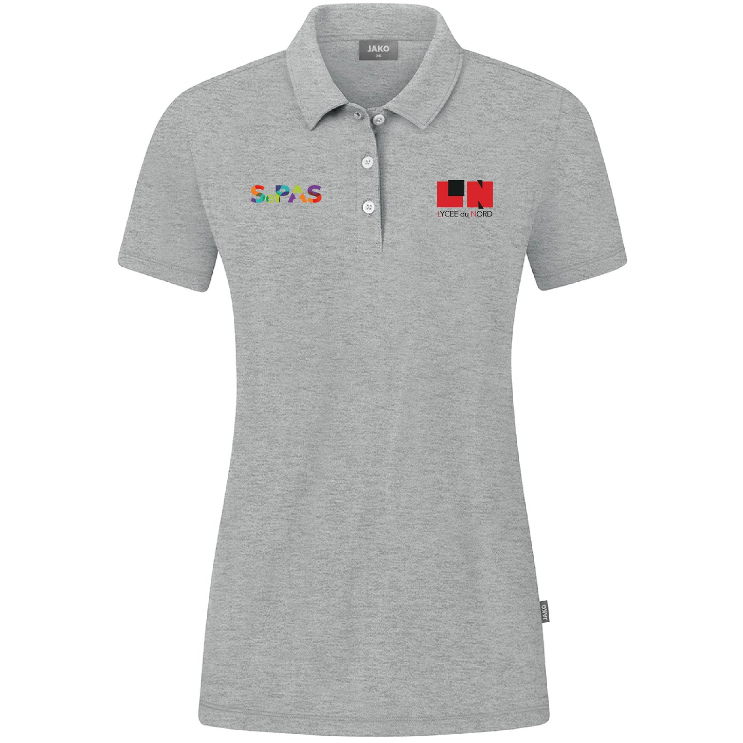 JAKO Polo Organic Coton Stretch - Femmes - Logo LN & SePAS (Broderie-C6321)