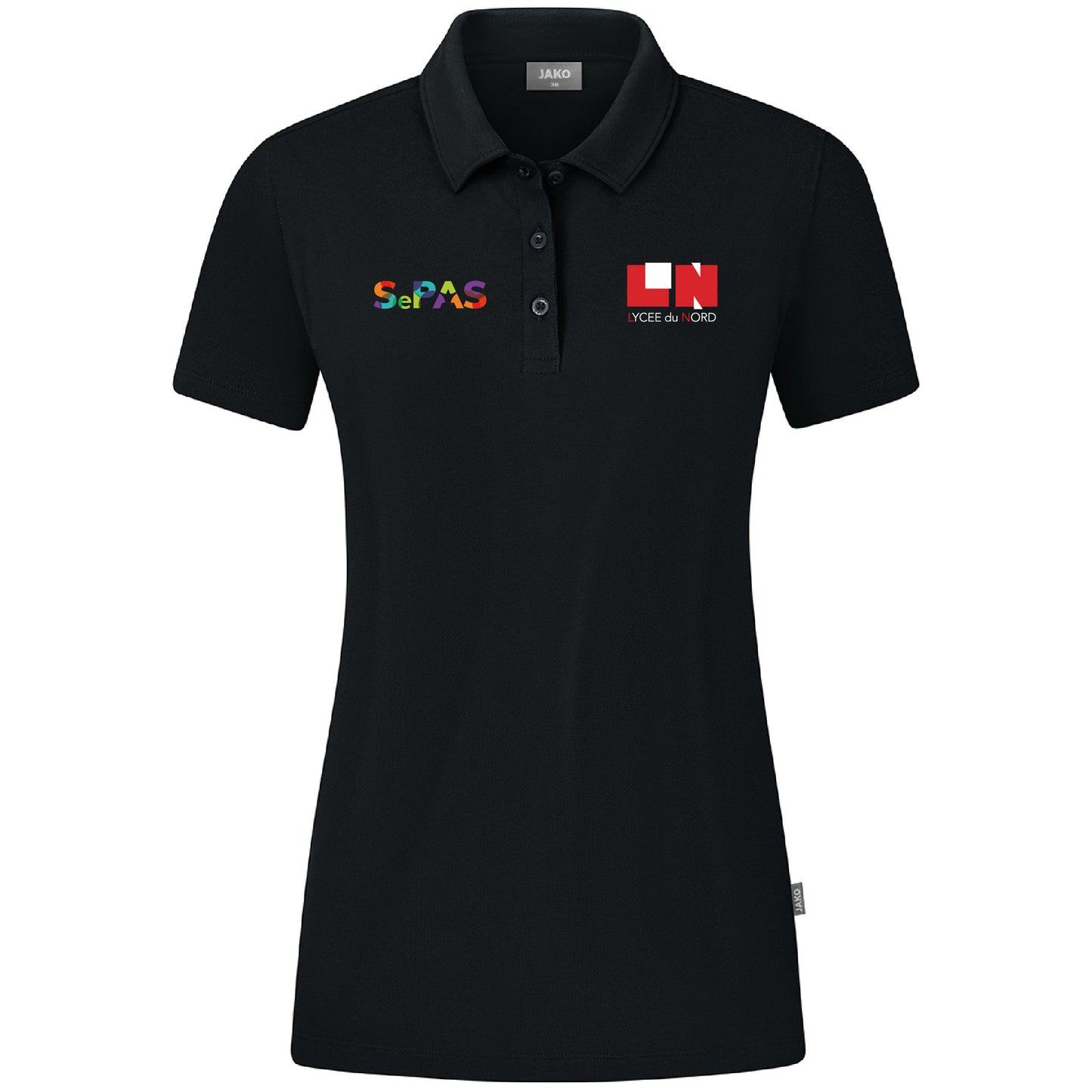 JAKO Polo Organic Coton Stretch - Femmes - Logo LN & SePAS (Broderie-C6321)