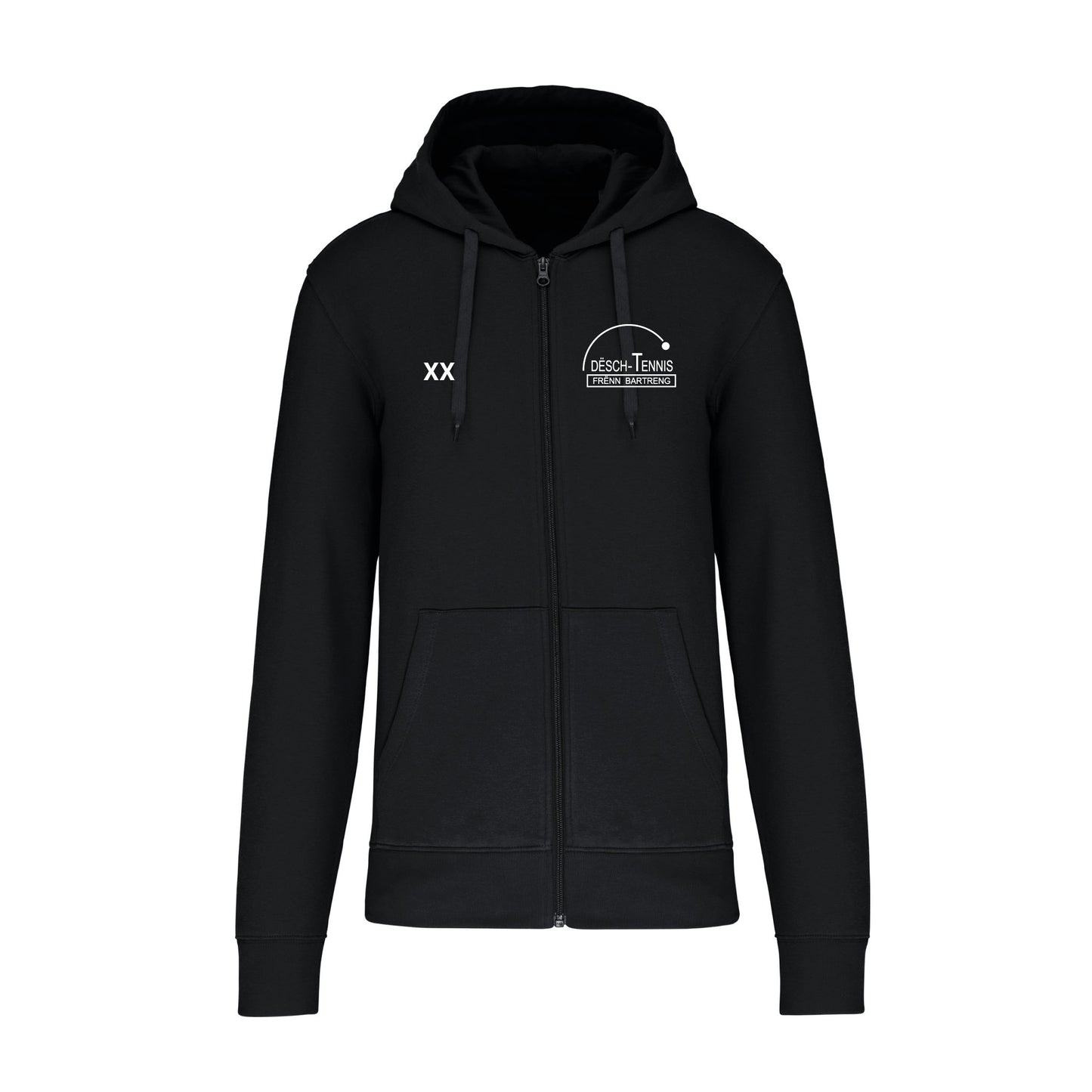 Zipp Sweat-Shirt à capuche BIO VEGAN - DTFB (K4030)