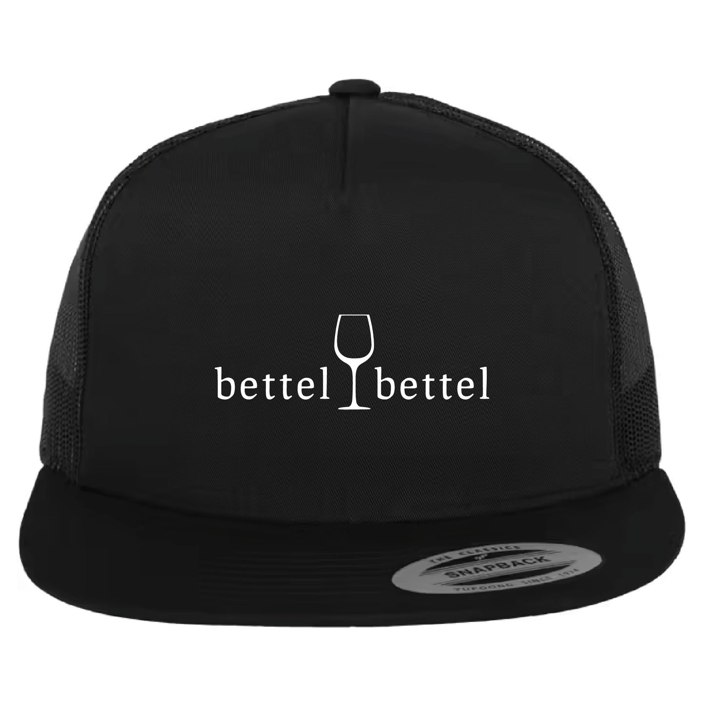 Casquette Flexfit Classic Trucker - FL6006 noir - Broderie