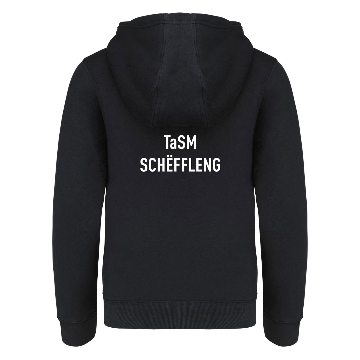 Sweat-shirt capuche zippé -Enfants- TaSM Schëffleng (K455-noir)
