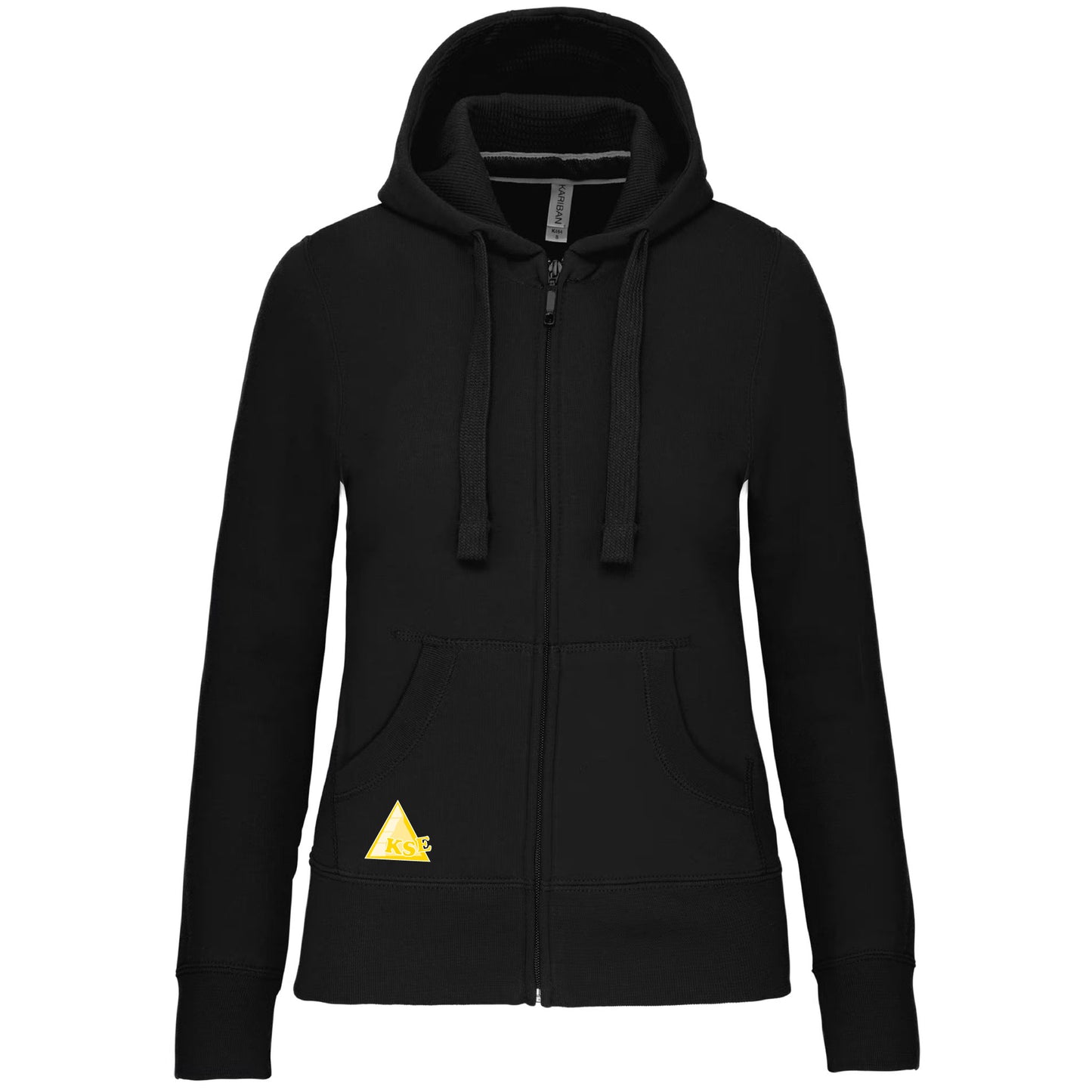 Sweat-shirt zippé capuche -Femmes- KSE (K464)