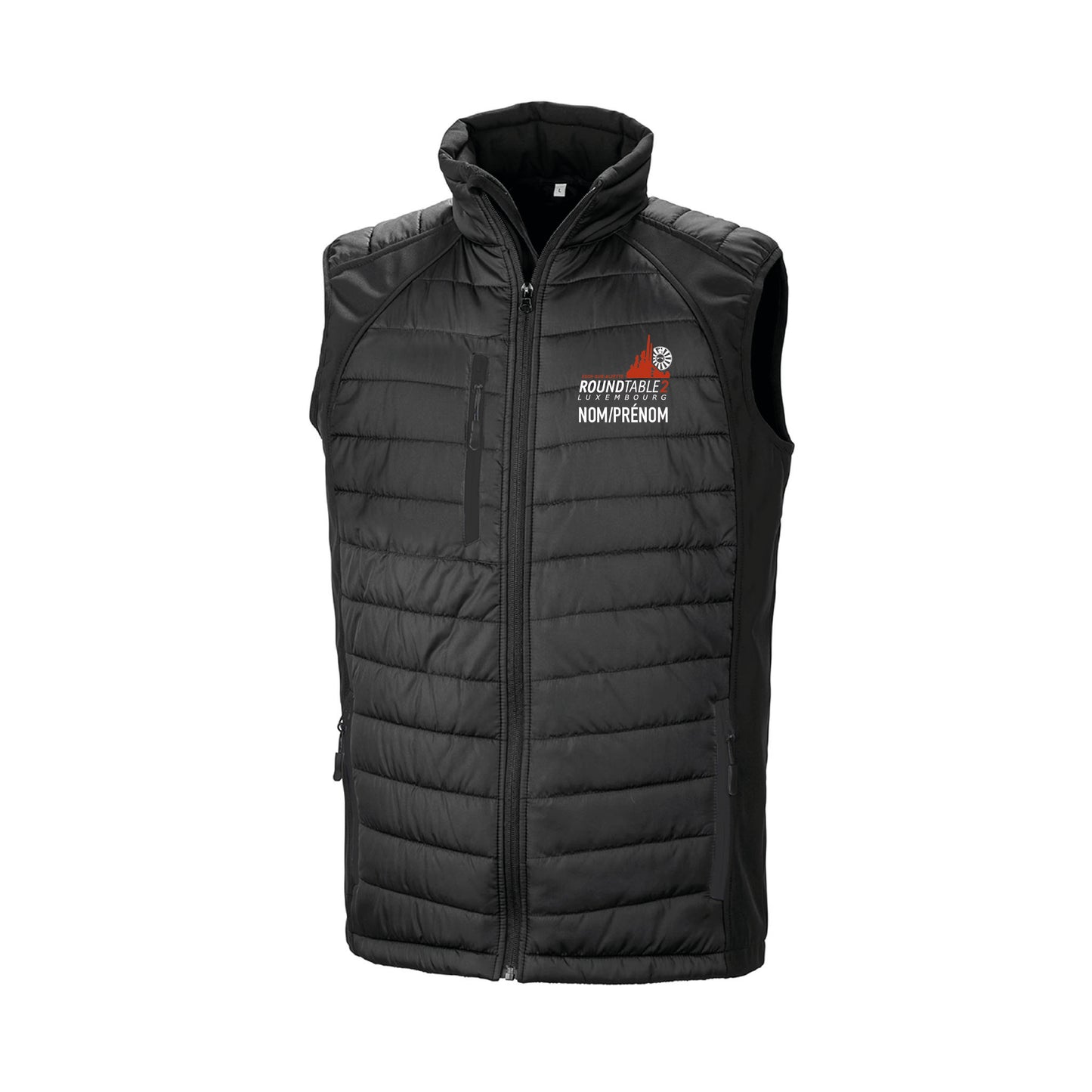 Gilet softshell rembourré - Hommes - RT (Brod-R238X)
