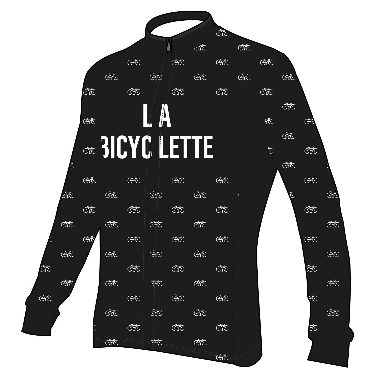 Maillot cyclistes manches longues VUELTA - Adultes - La Bicyclette -v1.1 (Sublimation)