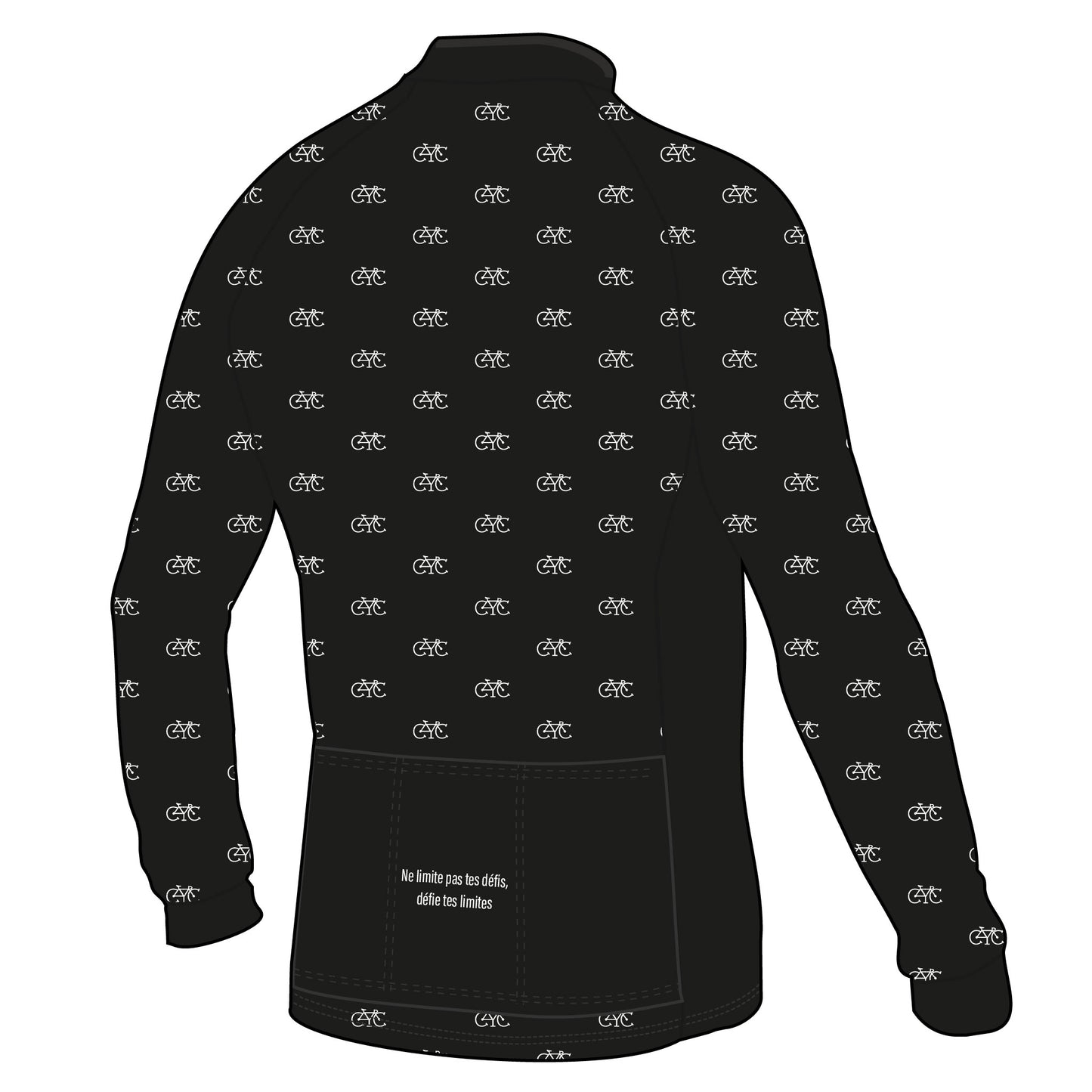 Maillot cyclistes manches longues VUELTA - Adultes - La Bicyclette -v1.1 (Sublimation)