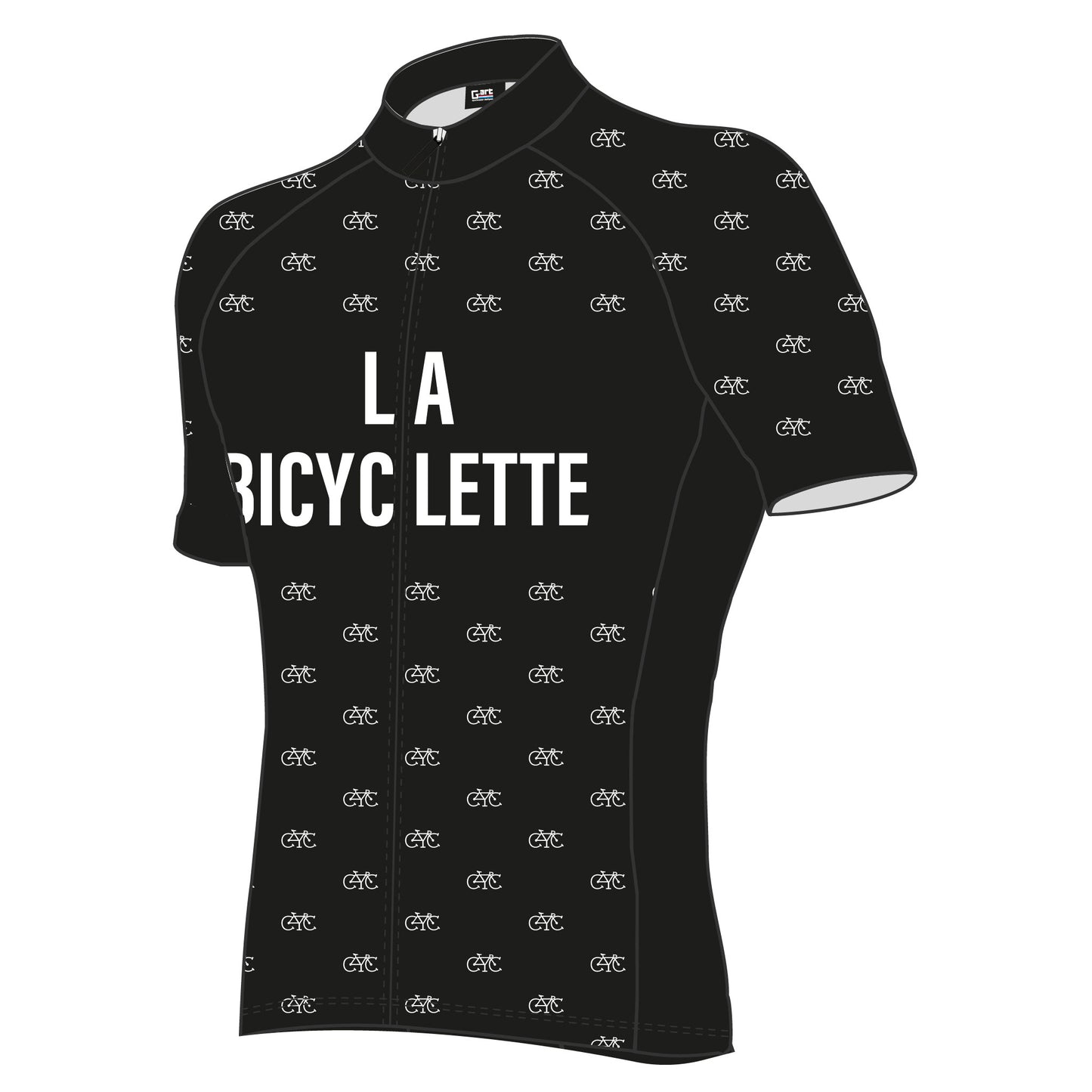 Maillot manches courtes Team - Adultes - La Bicyclette - v1.1 (2165-Sublimation)