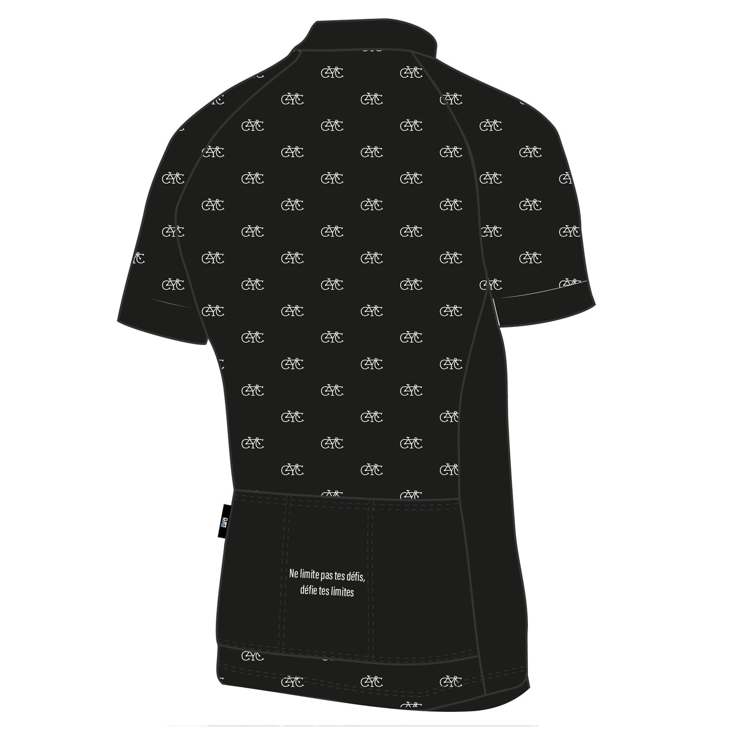 Maillot manches courtes Team - Adultes - La Bicyclette - v1.1 (2165-Sublimation)