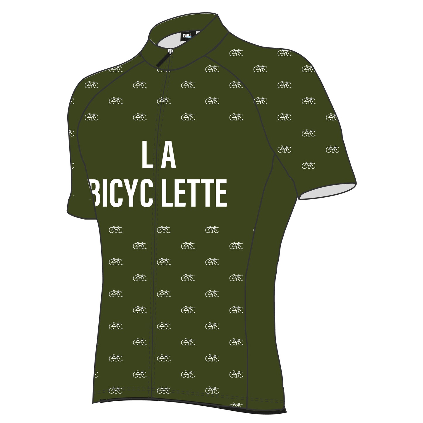Maillot manches courtes Team - Adultes - La Bicyclette - v1.1 (2165-Sublimation)