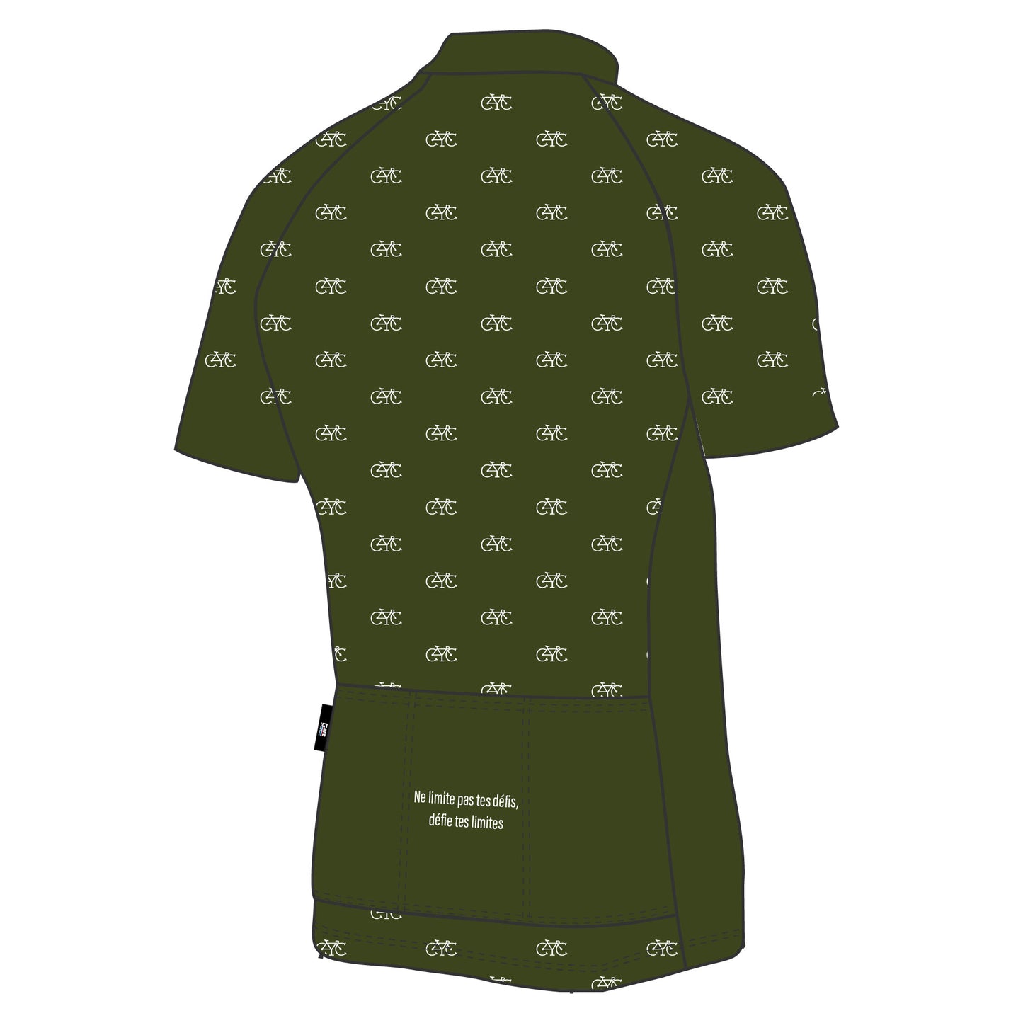 Maillot manches courtes Team - Adultes - La Bicyclette - v1.1 (2165-Sublimation)