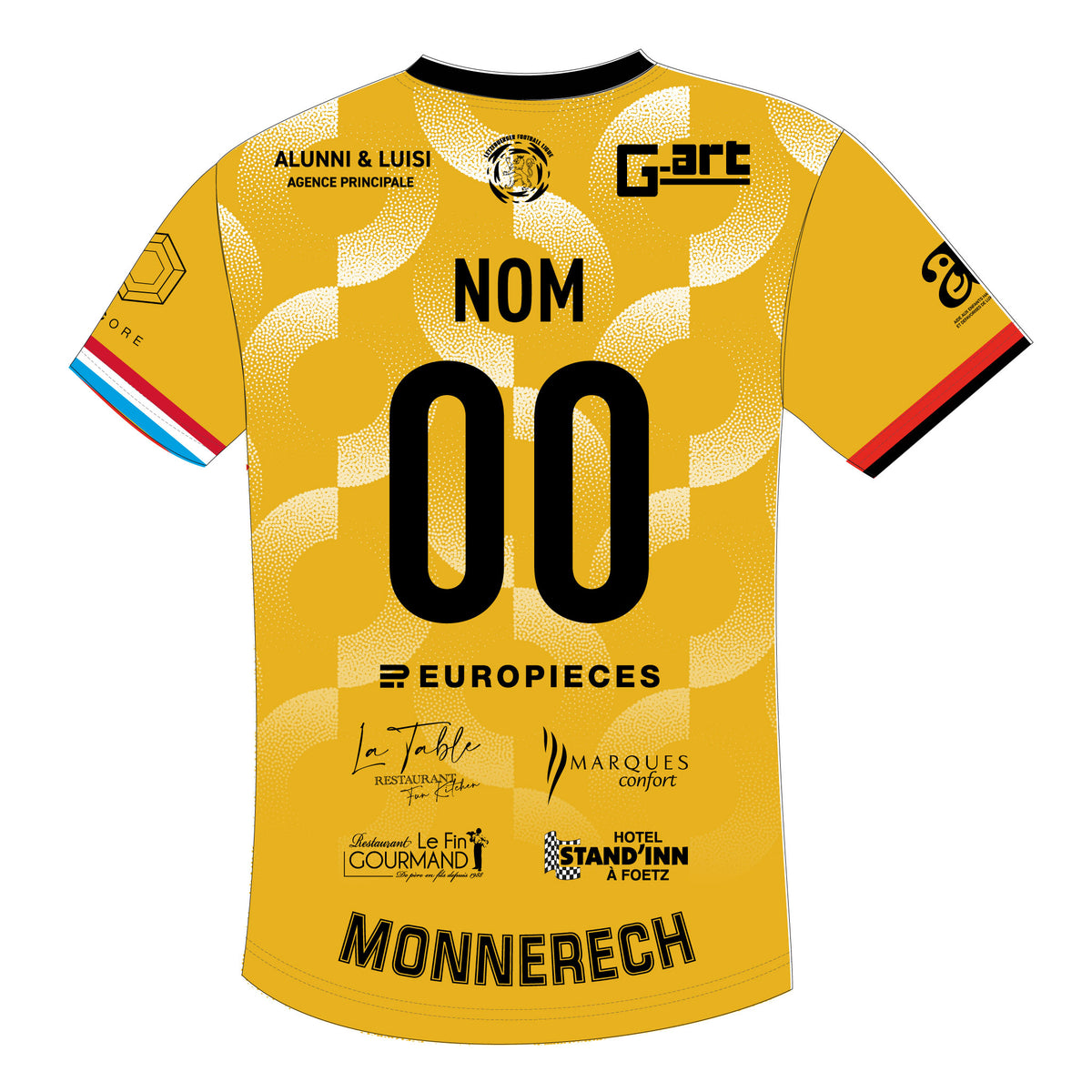 Maillot Match Gardien Jaune - Saison 26/27 - Unisex - FCM