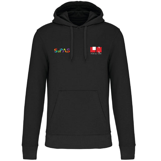 Hoodie écoresponsable - Hommes - LN-SePAS (Broderie - K4027)