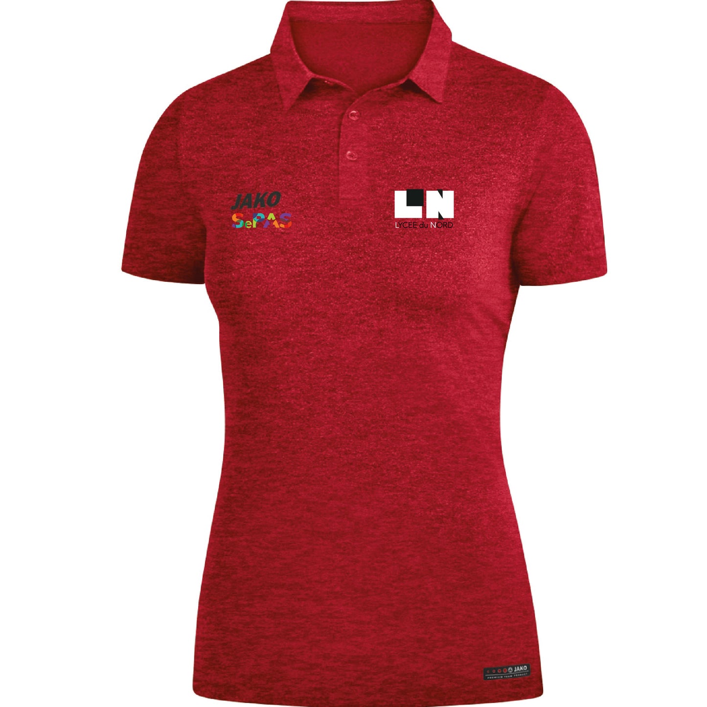 JAKO Polo Premium - Femmes - LN-SePAS (Floc - 6329)