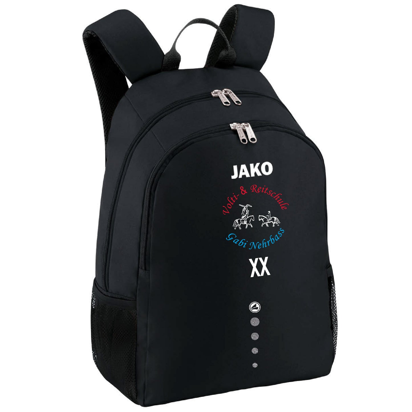 JAKO Rucksack Classico mit Initialien - (bestickt 1850-08)