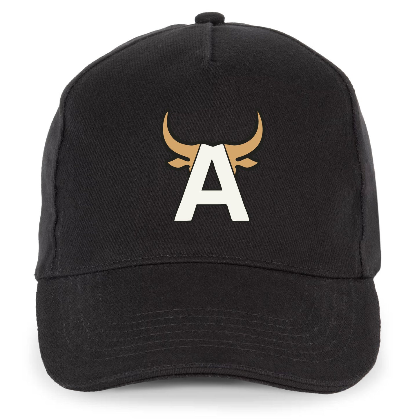 Casquette réglable - Aston Le Taureau (KP189-noir-Broderie)