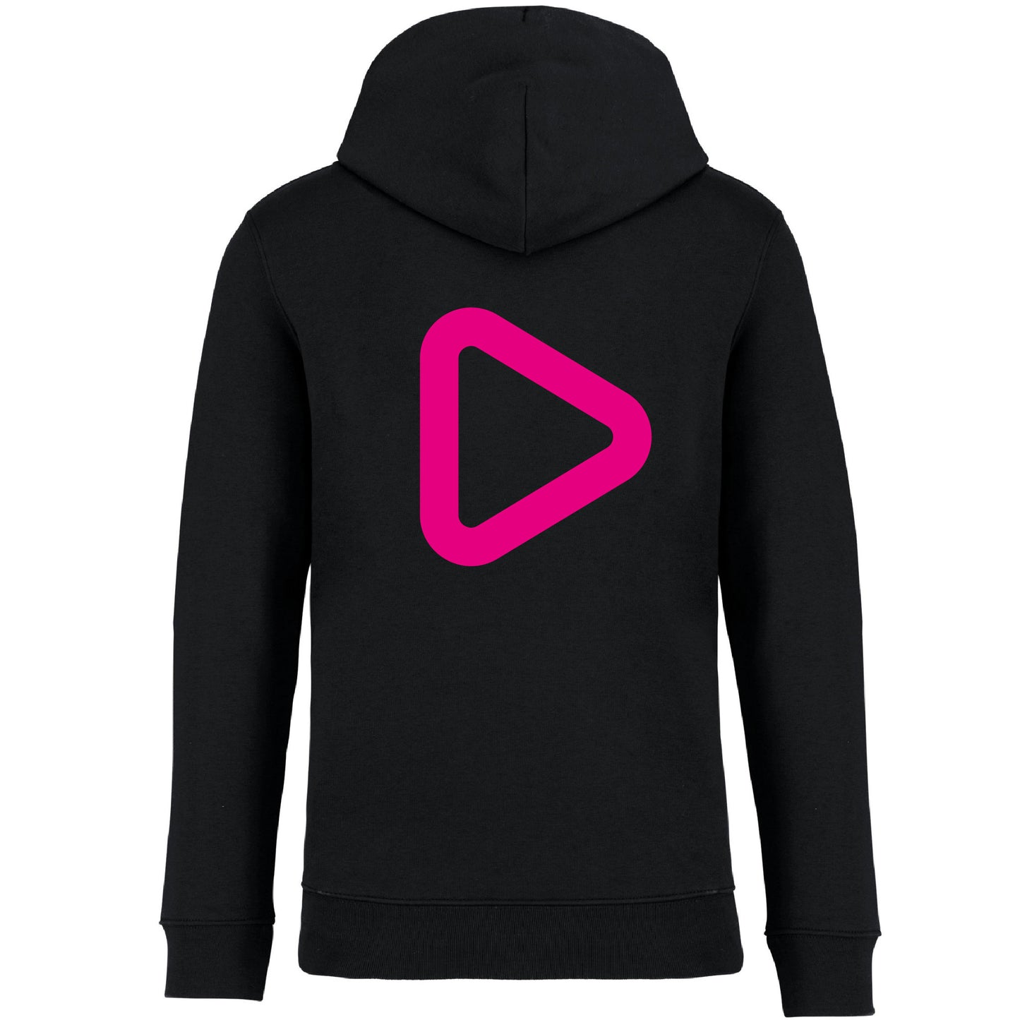 Sweat-shirt écoresponsable à capuche - Unisex - TRIPLAY (NS401-noir-broderie)