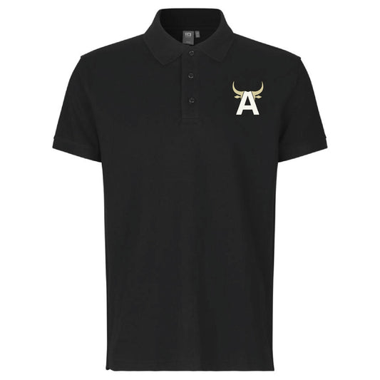 Polo Stretch - Unisex - (ID0525-noir-Broderie)