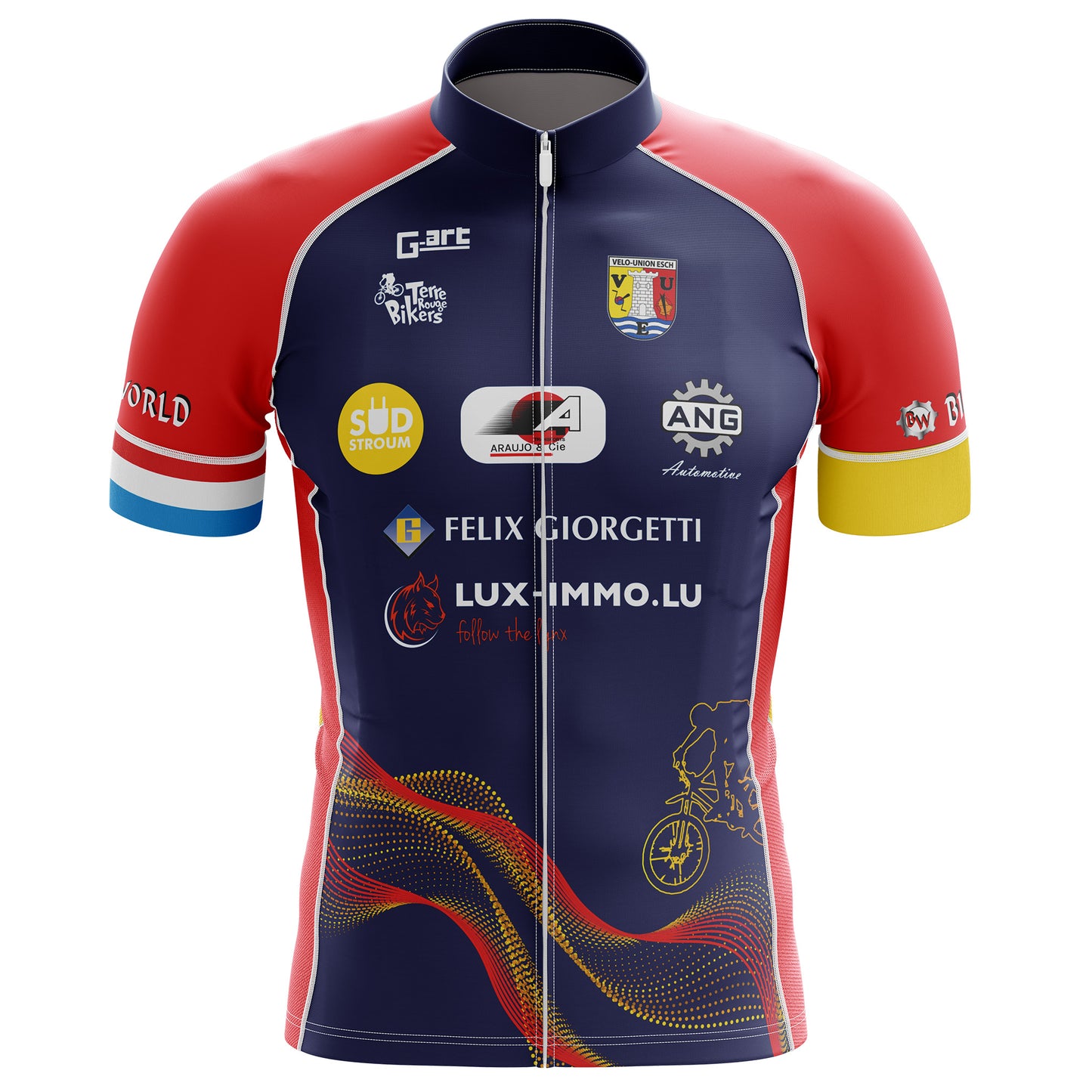 Maillot manches courtes - SEMI PRO - Velo Union ESCH (1710)