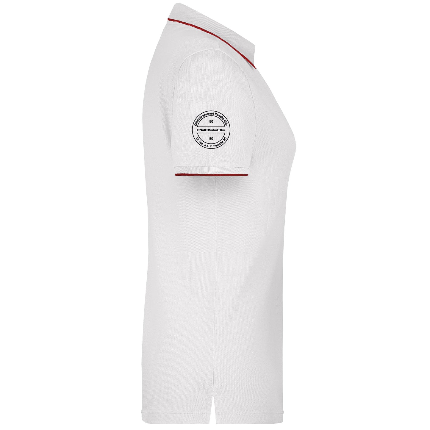 Polo Stripe - Femmes - Porsche Club (JN727-blanc/rouge)