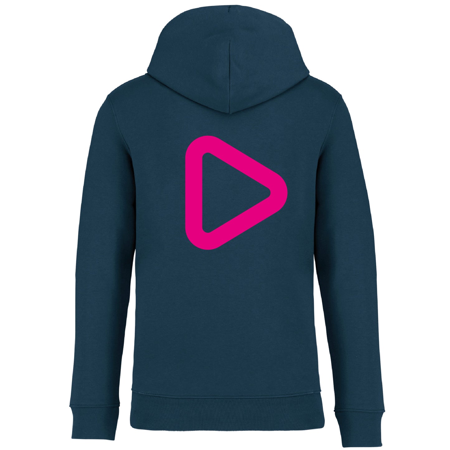 Sweat-shirt écoresponsable à capuche - Unisex - TRIPLAY (NS401-peacock blue-brod)