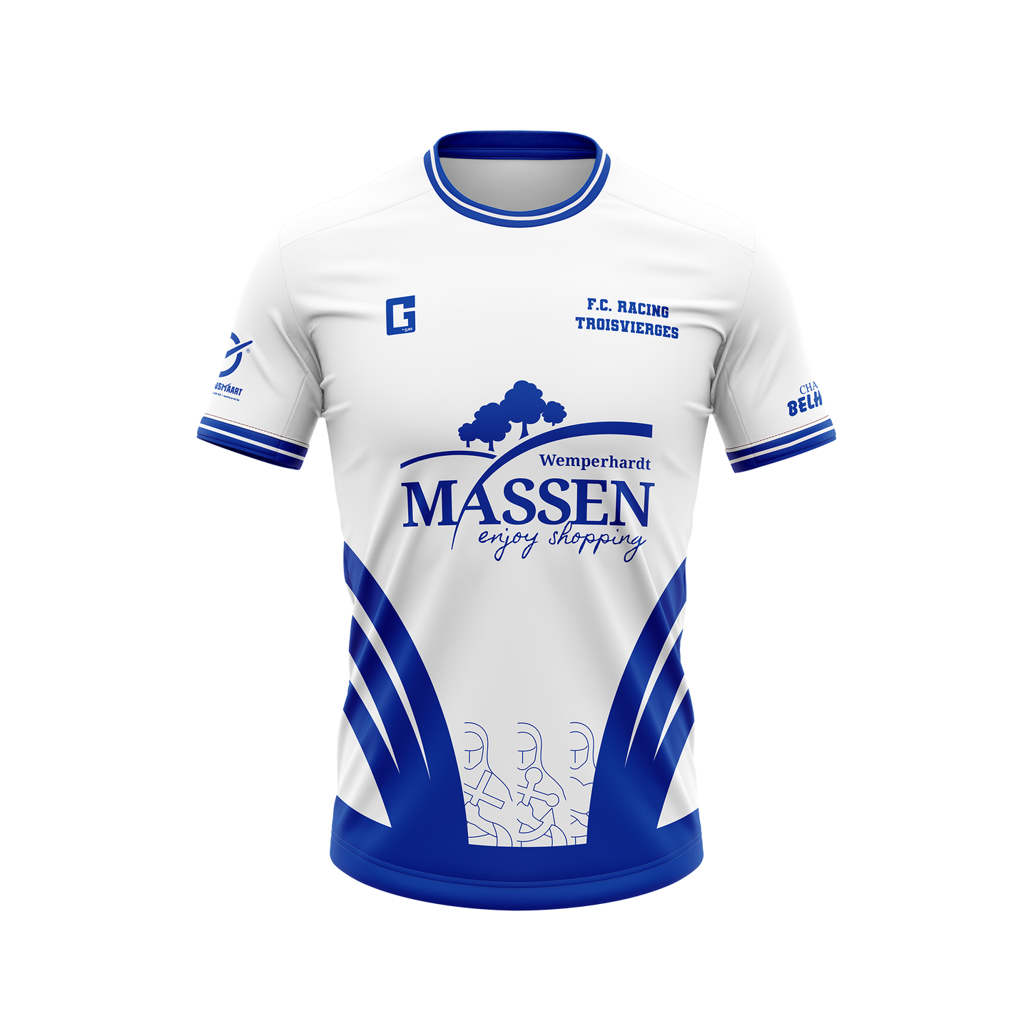 Tricot Match - Joueuers - FC Racing Troisvierges (2518)